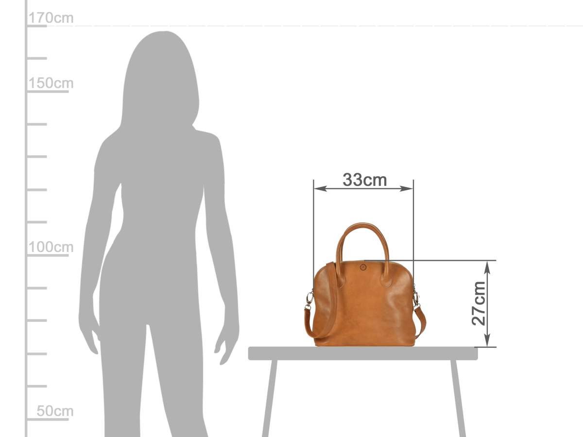Sonnenleder Shopper RomaT, Damentasche, Ledertasche, Handtasche, süddeutsches Rindleder
