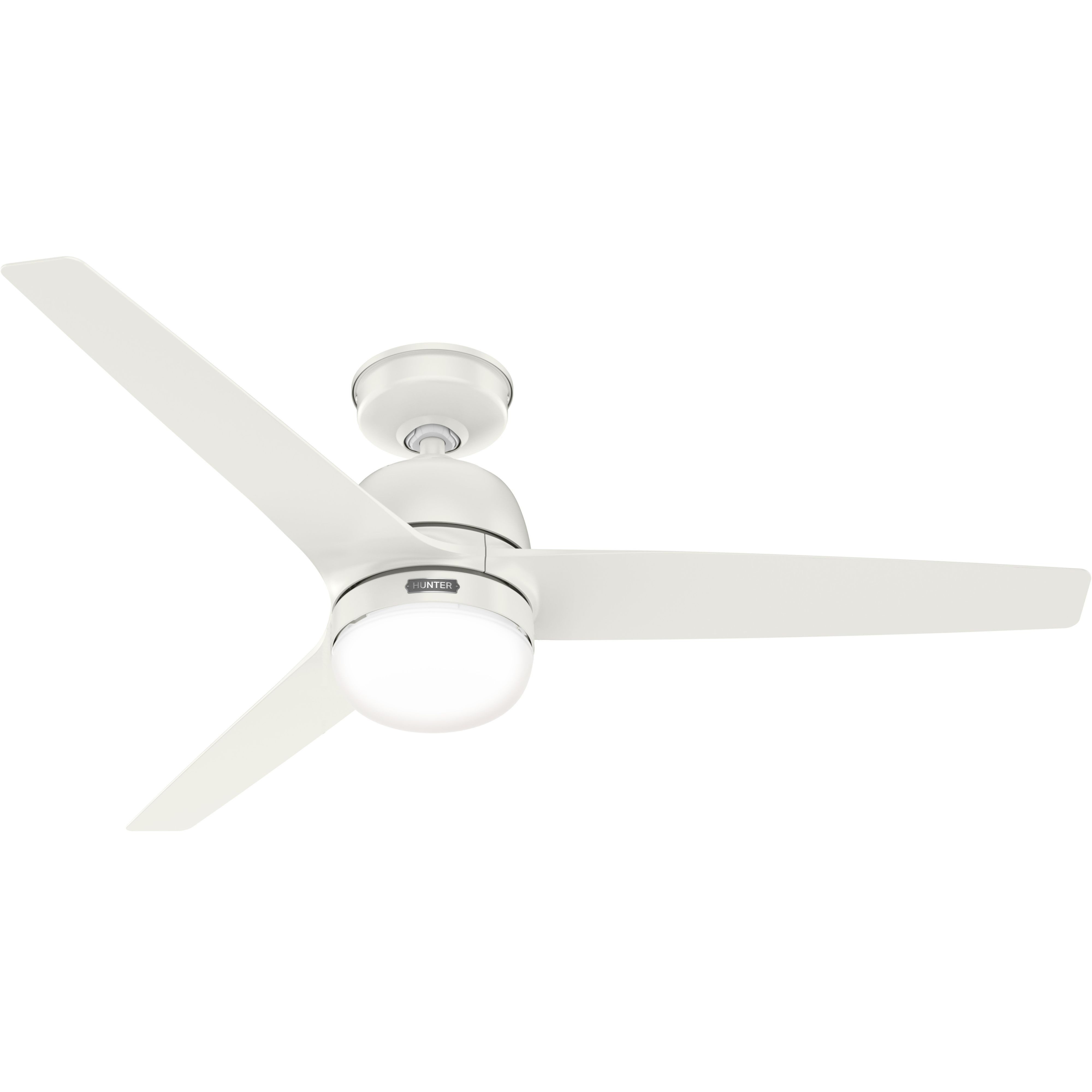 Hunter Deckenventilator Outdoor Deckenventilator Seawave Weiß mit Licht