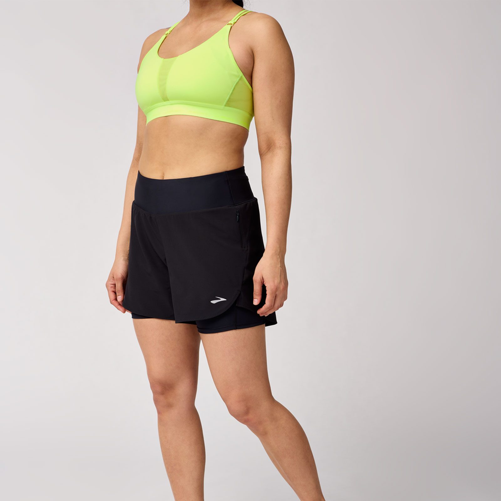 Brooks 2-in-1-Shorts Chaser 5" 2-in-1 Short 2.0 Lady 221706-001 Atmungsaktiv und angenehm zu tragen