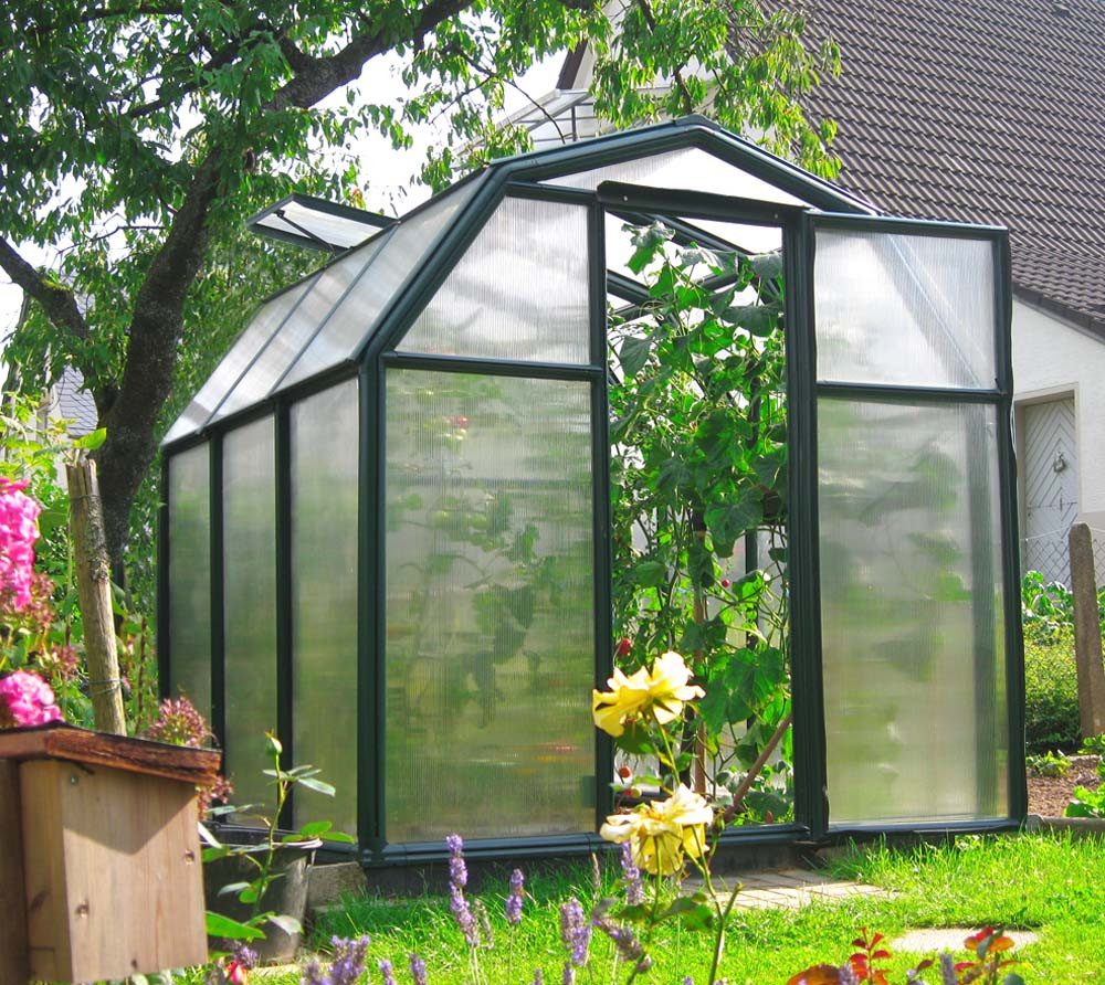 Rion Gewächshaus SMART 33, Montagefreundliches Stecksystem, LxHxB 201x204x198cm
