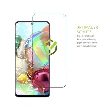 KMP Creative Lifesytle Product Smart²Glass für Samsung Galaxy A71 Doublepack für Samsung Galaxy A71, Displayschutzglas, Doublepack, 1 Stück, klare Sicht