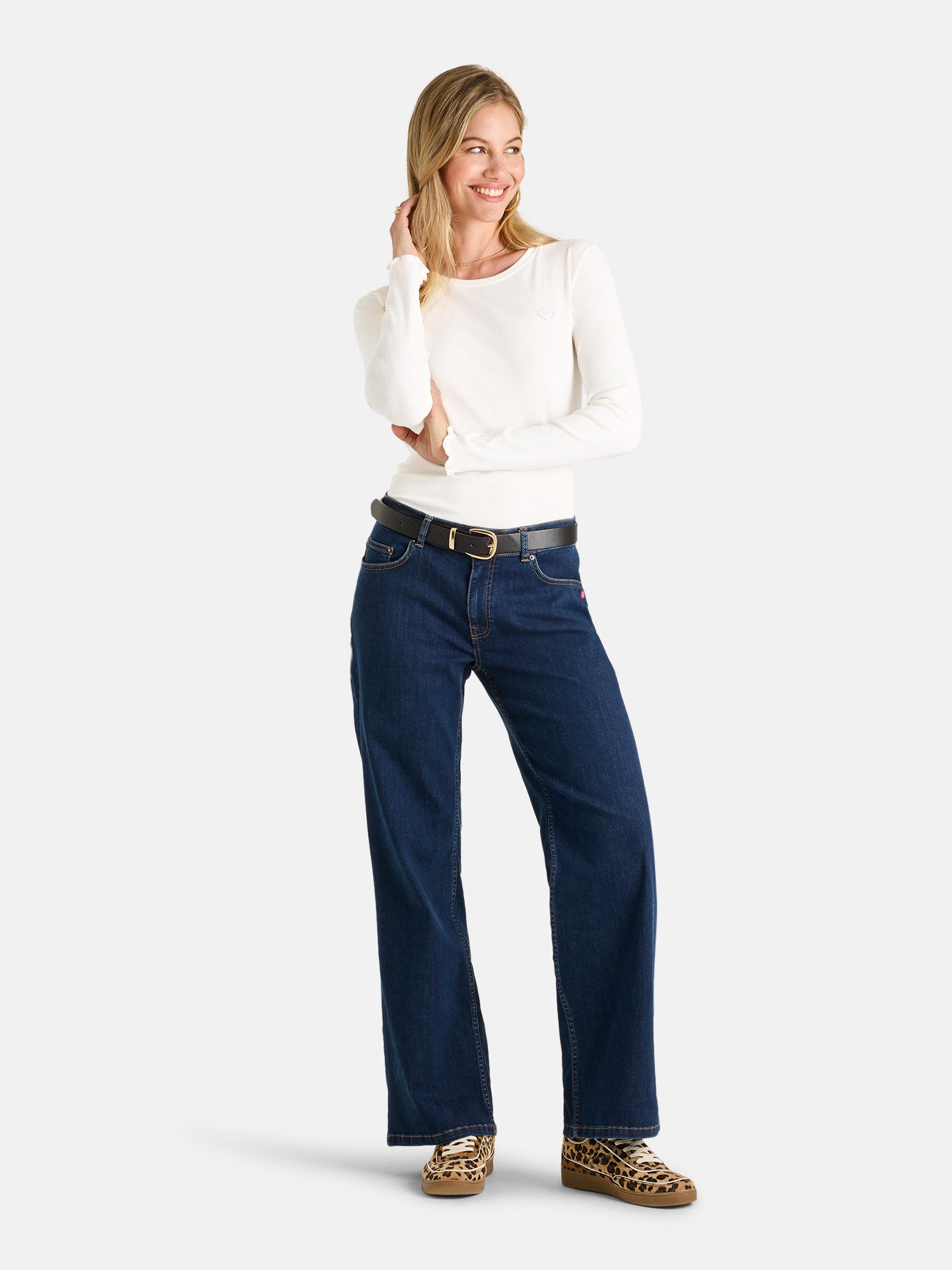 Lieblingsstück Langarmshirt KyraEP mit gewellten Saumabschlüssen – Bild 4 von 5
