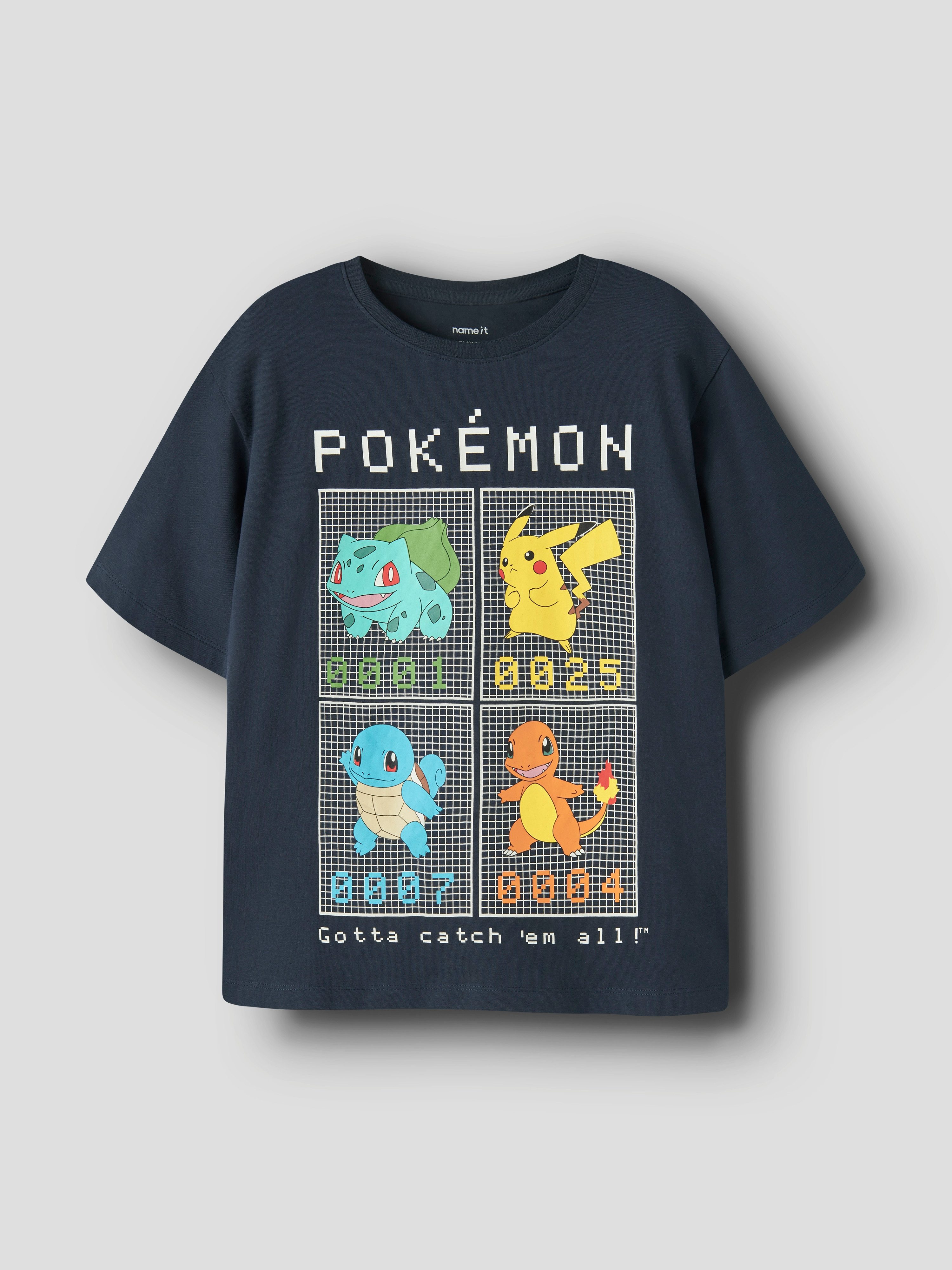 Name It Rundhalsshirt NKMJIS POKEMON SS NREG TOP BOX SKY Baumwollmischung, regular fit