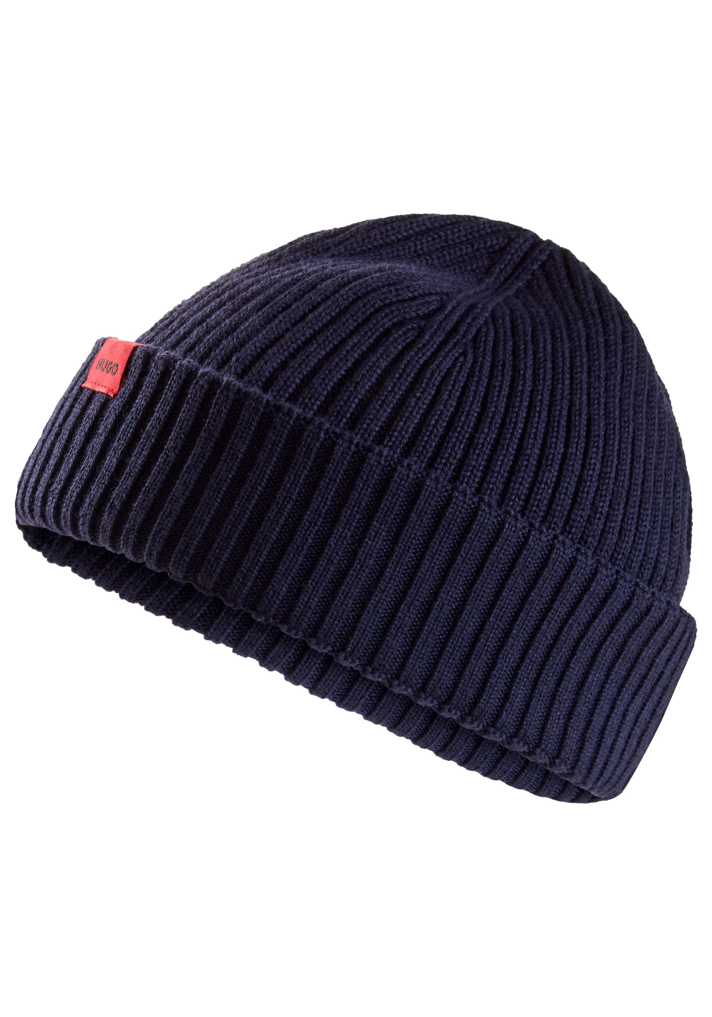 HUGO Beanie Xush aus Wollmix günstig online kaufen