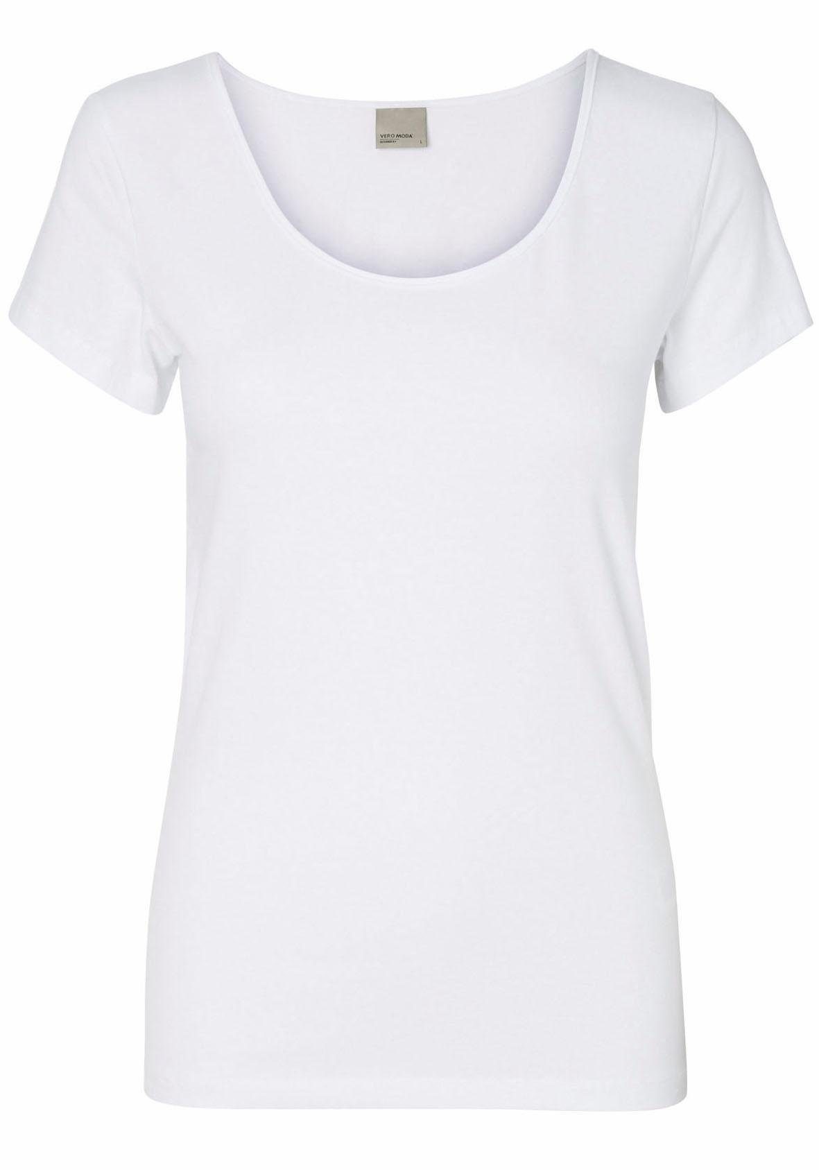 Vero Moda Rundhalsshirt VMMAXI MY SOFT SS U-NECK. € 11,99