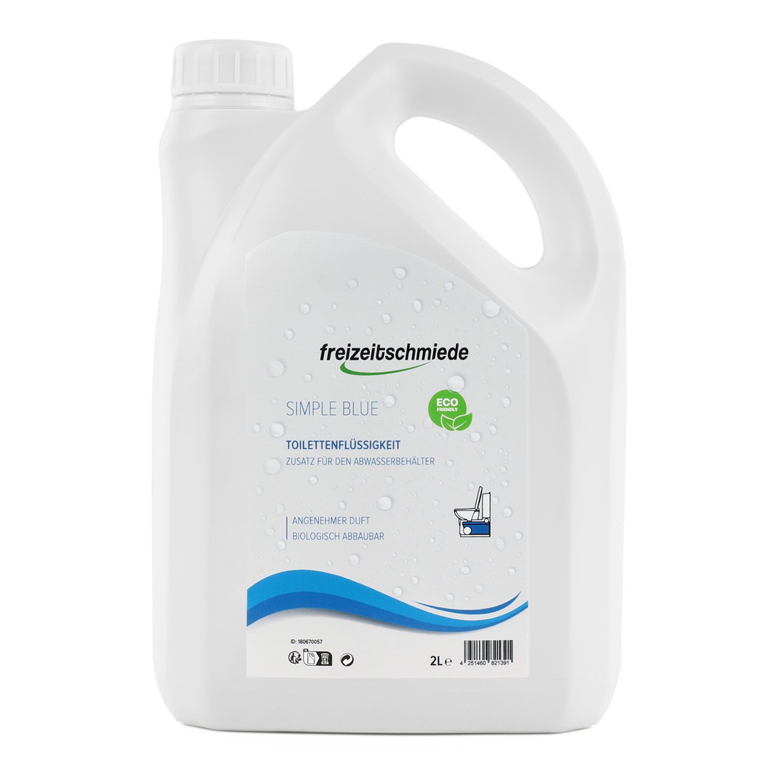 freizeitschmiede Sanitärflüssigkeit Toilettenzusatz Simple Blue, Rinse je 4L, Klopapier Campingtoilettenreiniger (Gegen unangenehme Gerüche, Reinigt, für eine reibungslose Funktion)