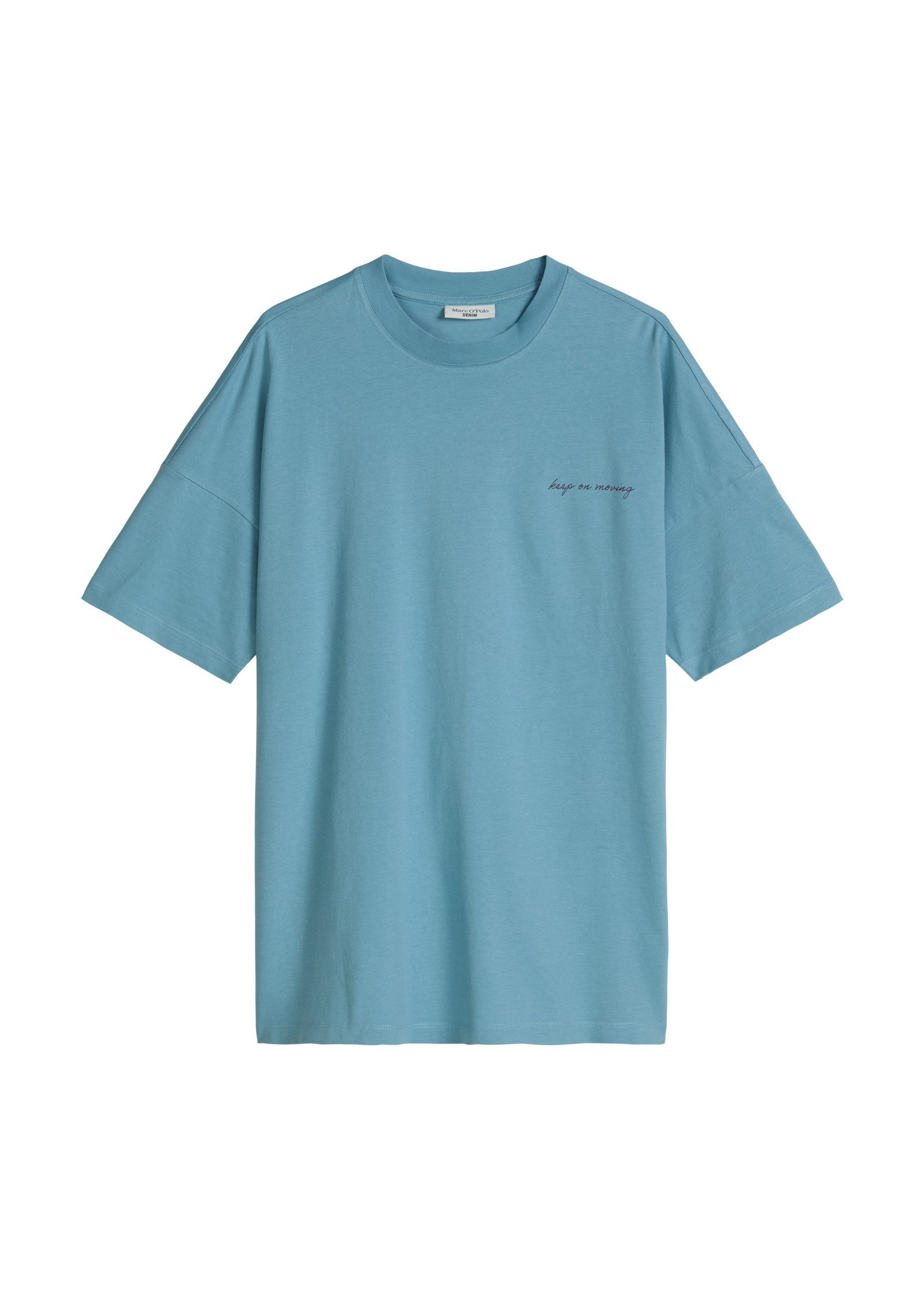 Marc O'Polo DENIM T-Shirt oversized aus Heavy Jersey, großer Rückenprint – Bild 5 von 5