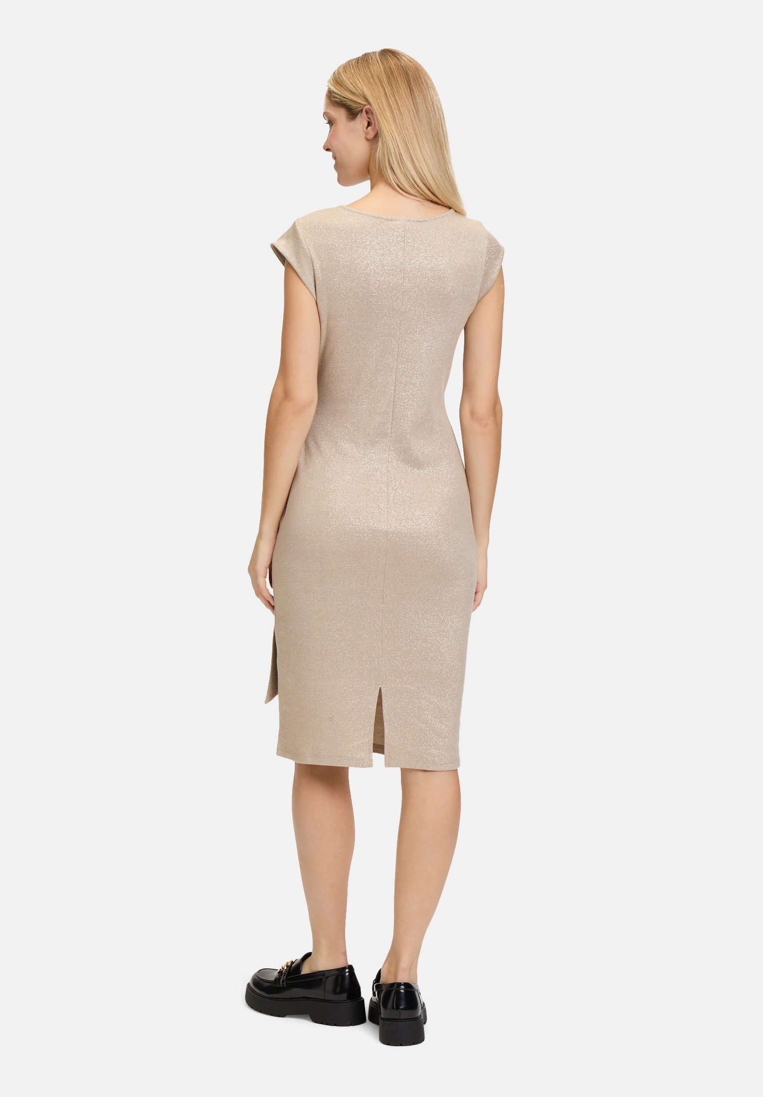 Cartoon Jerseykleid Damen mit Lurexfaden Form