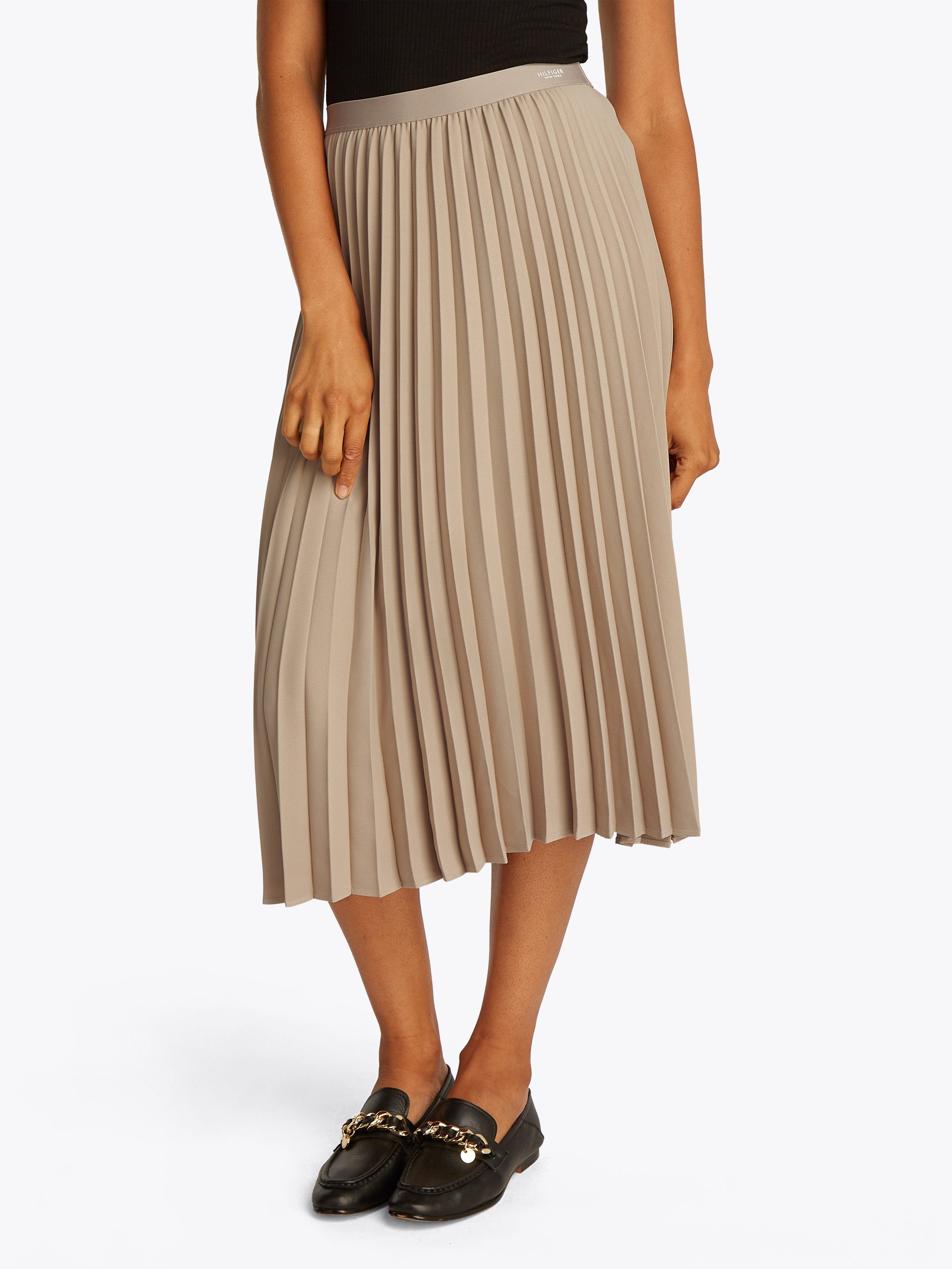 Tommy Hilfiger Plisseerock FLUID PLEATED PULL günstig online kaufen