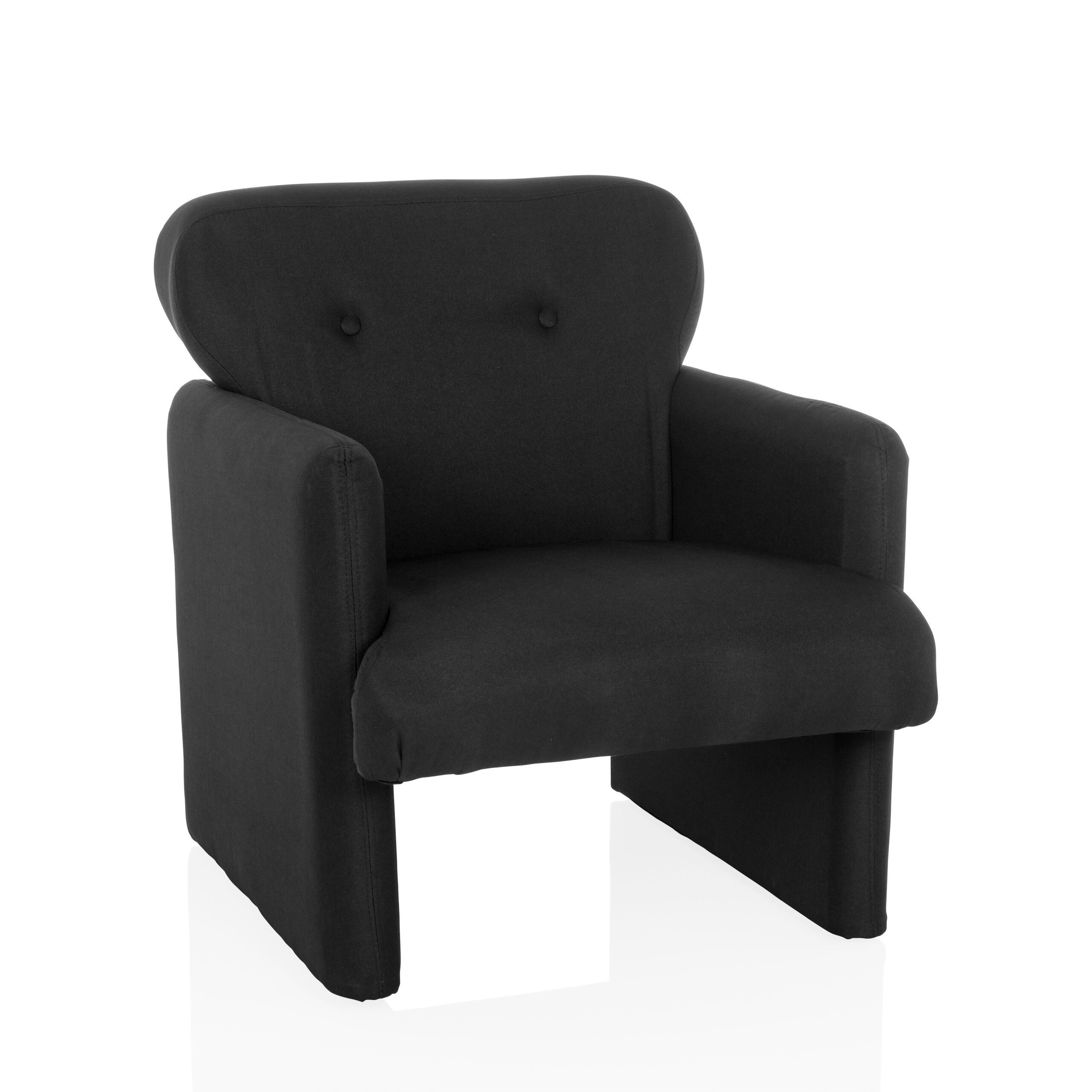 hjh LIVING Loungesessel Loungesessel CARIPITO Stoff mit Armlehnen, Sessel Relaxsessel gepolstert