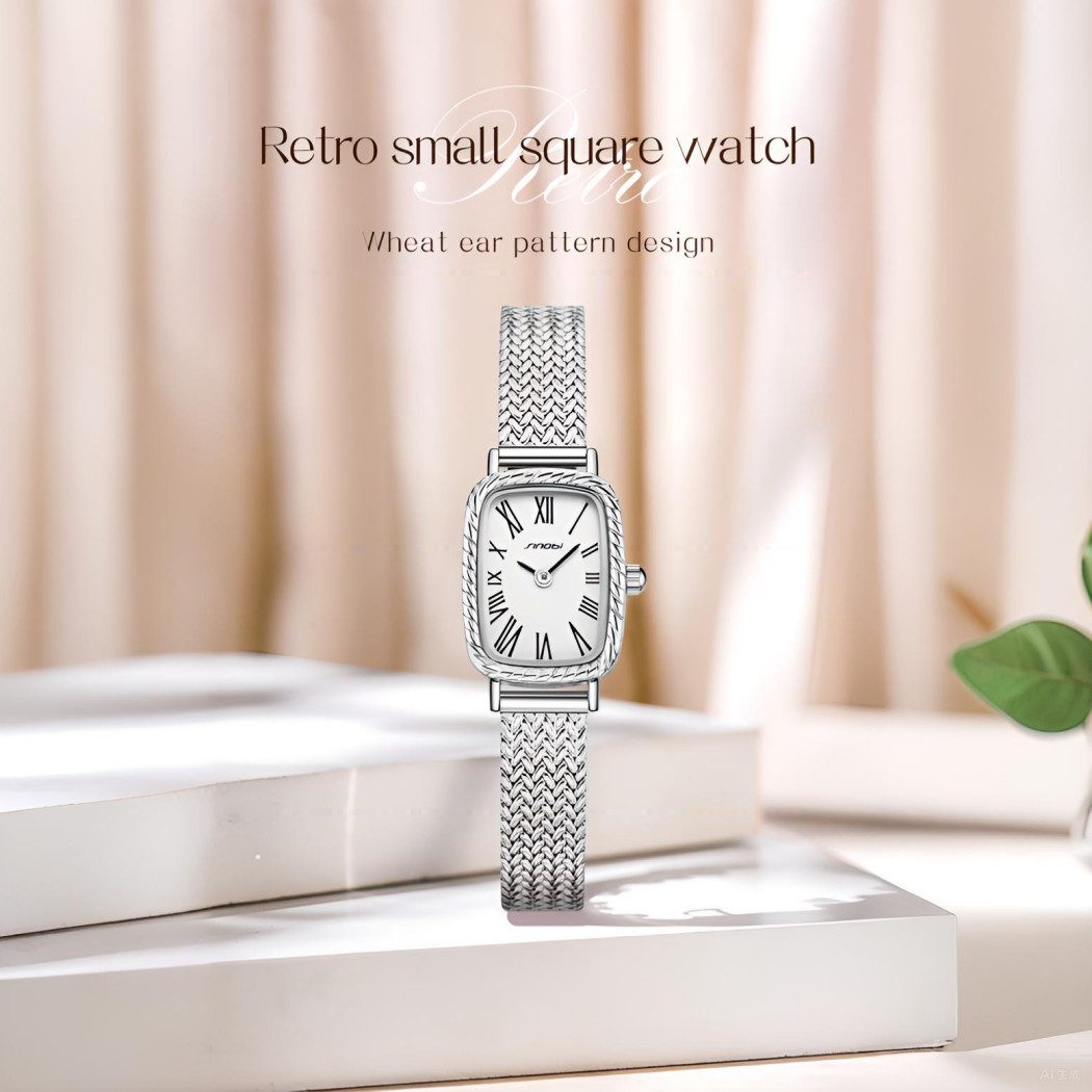Forrlite Quarzuhr Quarzuhr Armbanduhr Edelstahl Damen Uhr, Multifunktionsuh günstig online kaufen