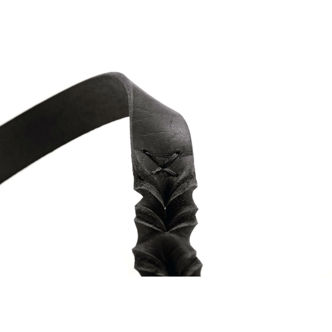 Sansibar Tierbedarf Führleine Leder Hunter Solid, Leder schwarz