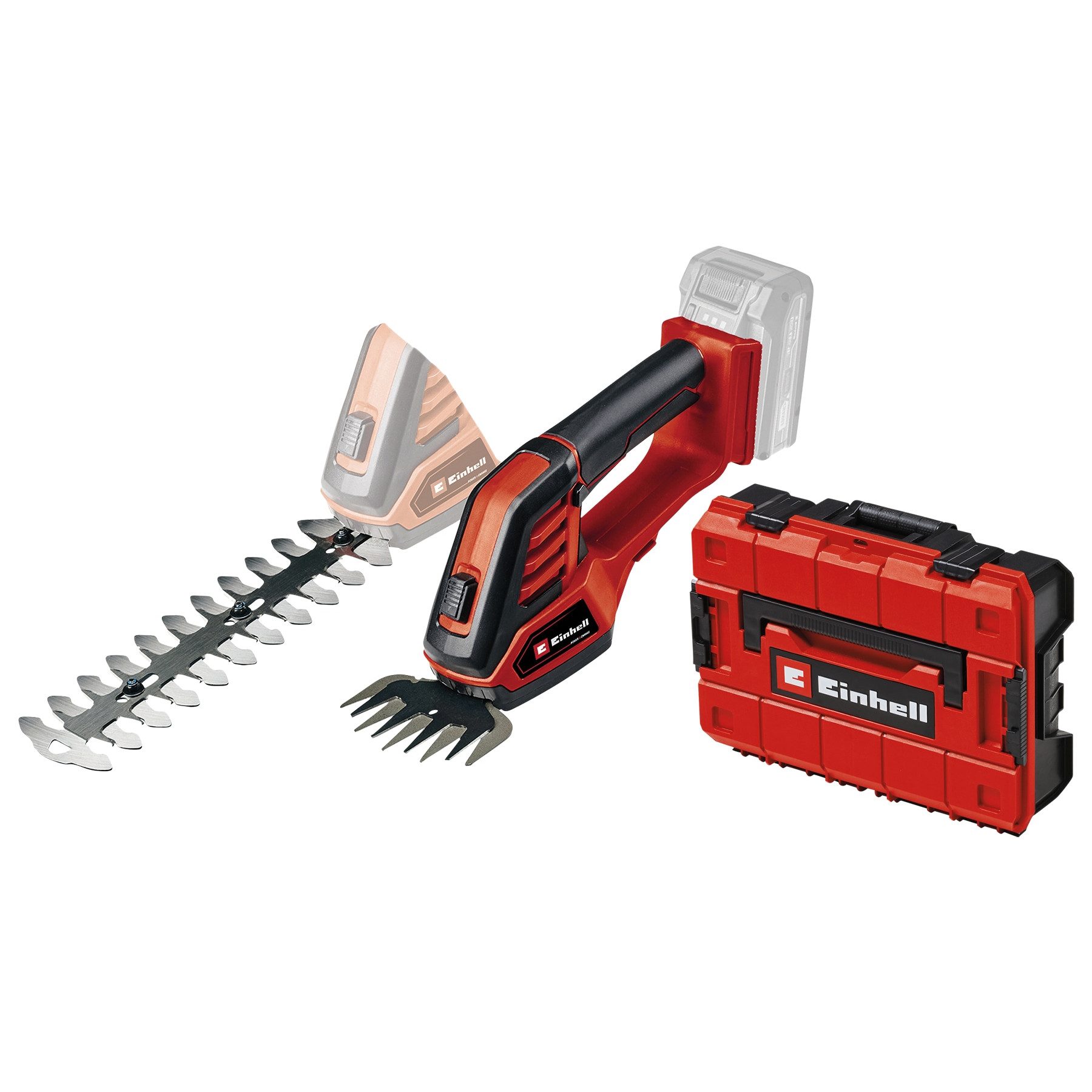 Einhell Akku-Gras- und Strauchscherenset EINHELL Akku-Gras- und Strauchschere GE-CG 18/100 Li - Solo +