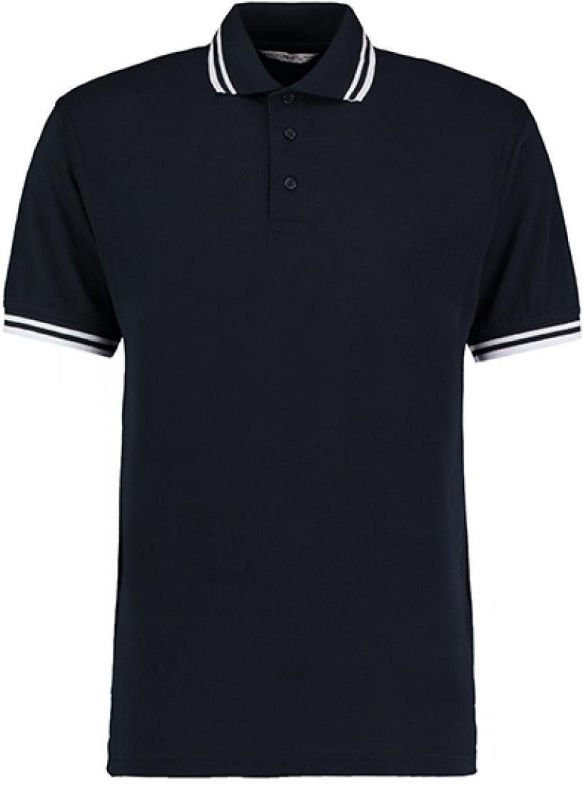 Poloshirt Tipped Collar Herren Polo Shirt Halbmondpasse