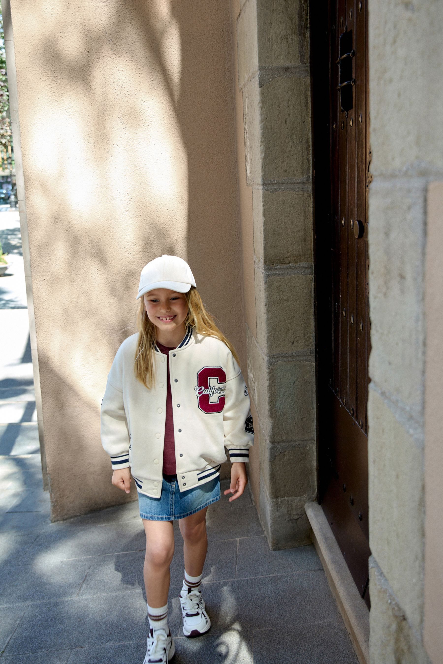 Next Collegejacke Bestickte Varsity-Jacke (1-St)