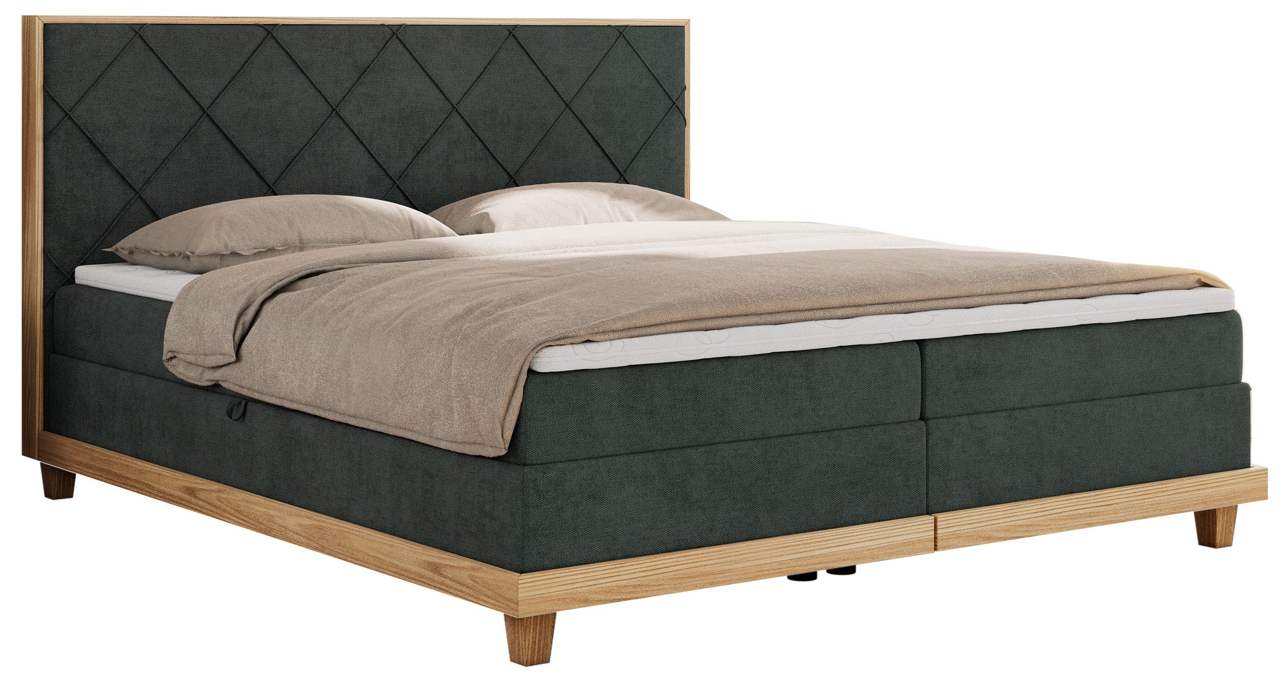 MKS MÖBEL Boxspringbett CAICOS (Packung, Set, günstig online kaufen