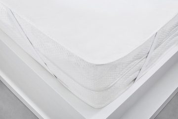 Bettlaken "Nola - Die Flexible" Matratzenauflage, Primera, Frottee, Gummizug: an den Ecken, (1 Stück), FAMILIENHELD mit einer kuschelweichen Oberseite