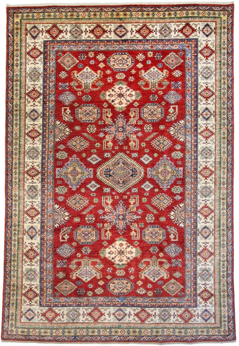 Orientteppich Super Kazak 205x299 Handgeknüpfter Orientteppich, Nain Trading, rechteckig, Höhe: 5 mm