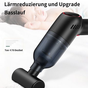 DOPWii Akku-Handstaubsauger 9000Pa Drahtloser Auto-Staubsauger,Mit Bodenbürste, Flachdüsenbürste, beutellos