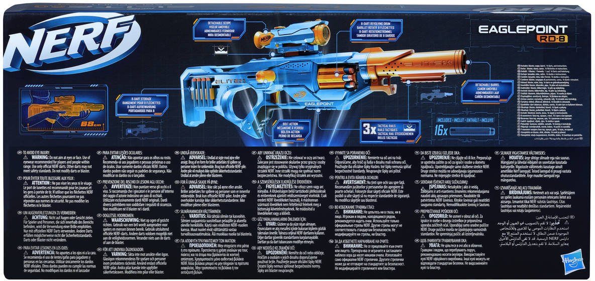 Hasbro Blaster Nerf Elite 2.0 Eaglepoint RD-8