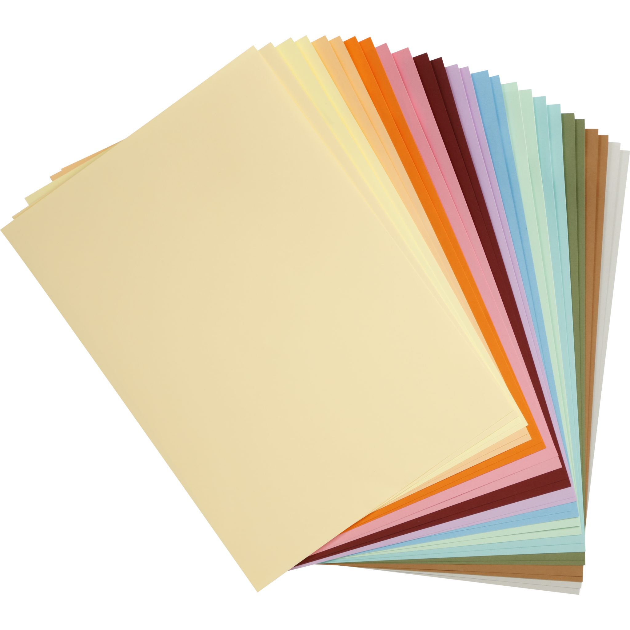 CLAIREFONTAINE Fotopapier Maya Bastelkarton A3 185g 2x14 Bogen sortiert 975399C, Bögen Clairefontaine
