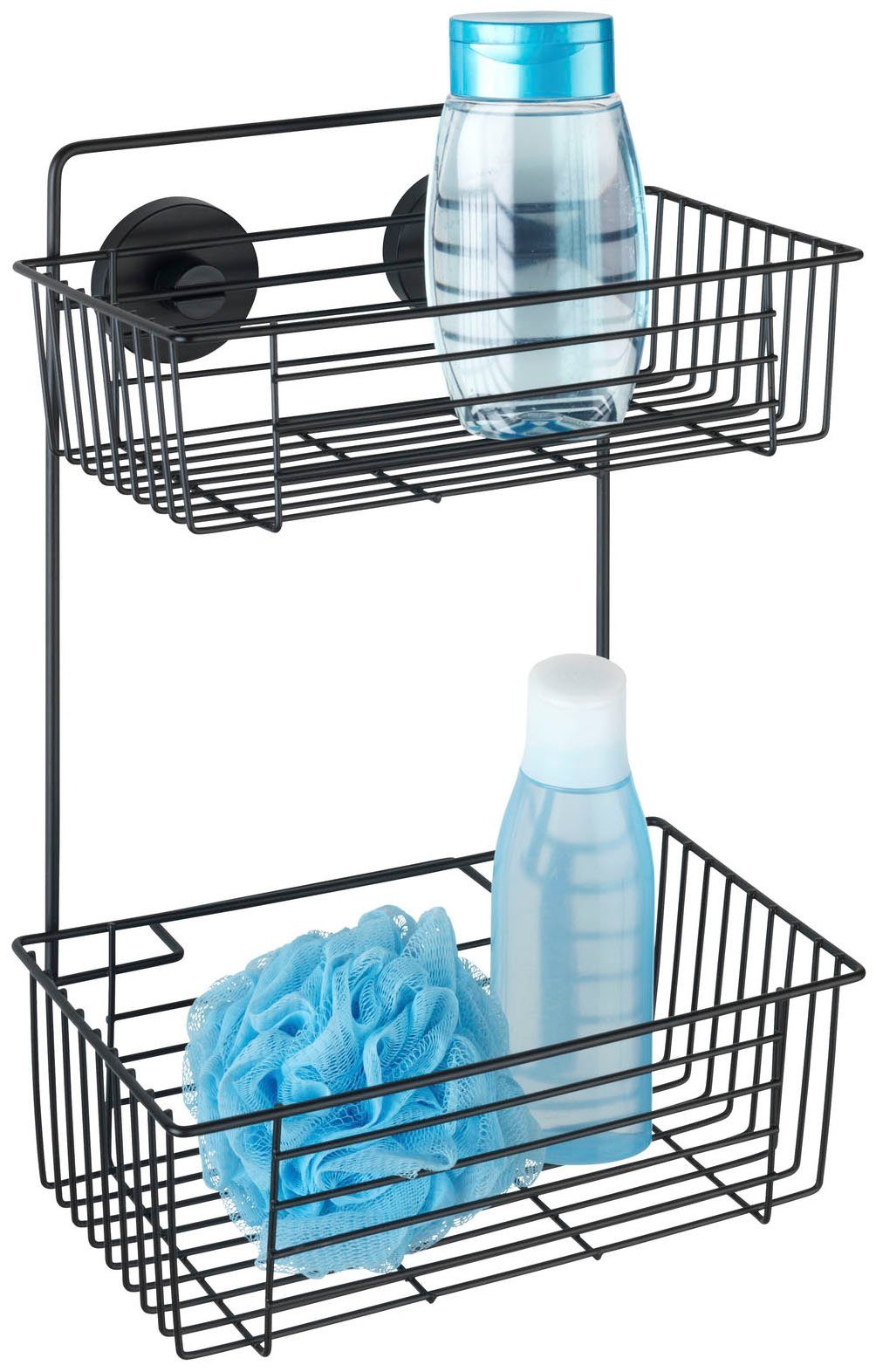 WENKO Duschregal Vacuum-Loc® Wandregal 2 Etagen günstig online kaufen