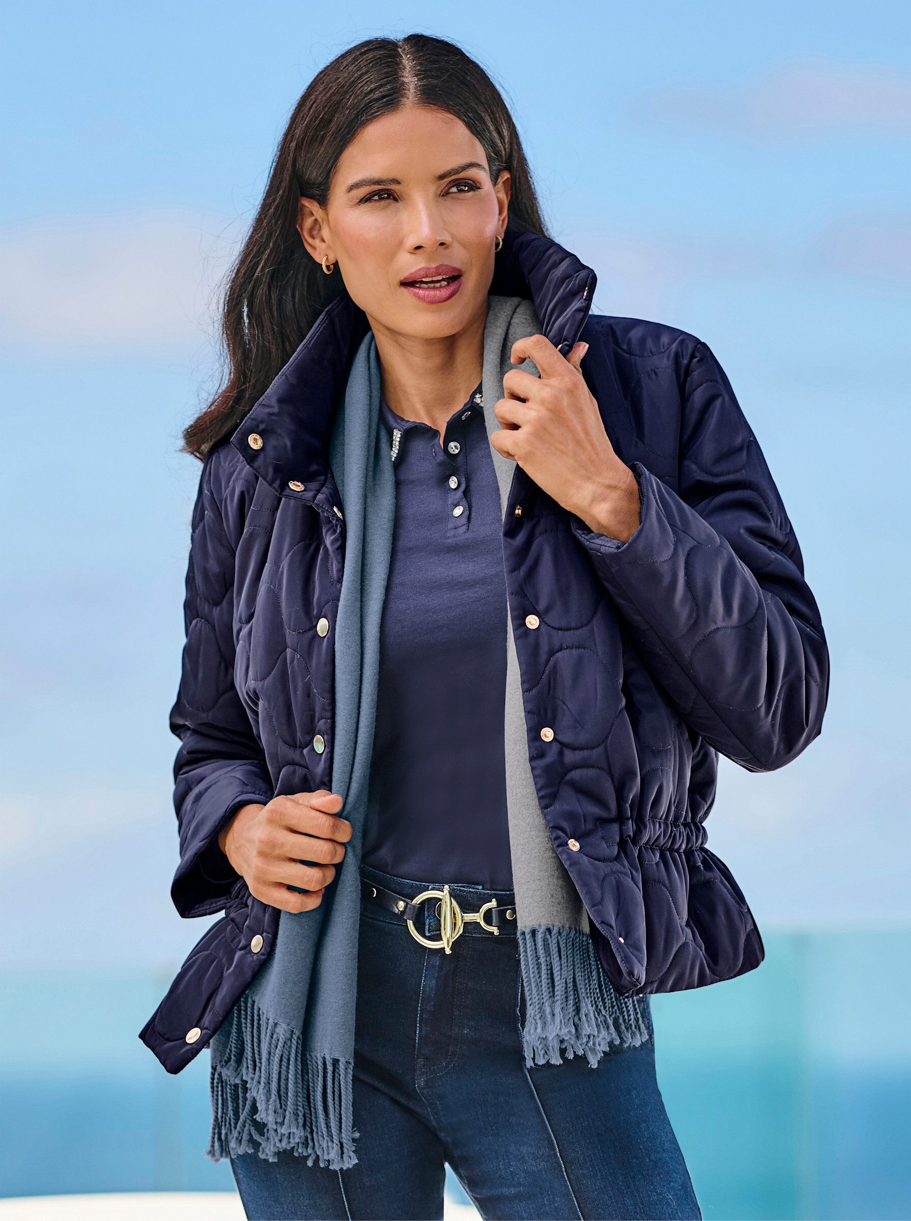 heine Allwetterjacke Steppjacke Langarm