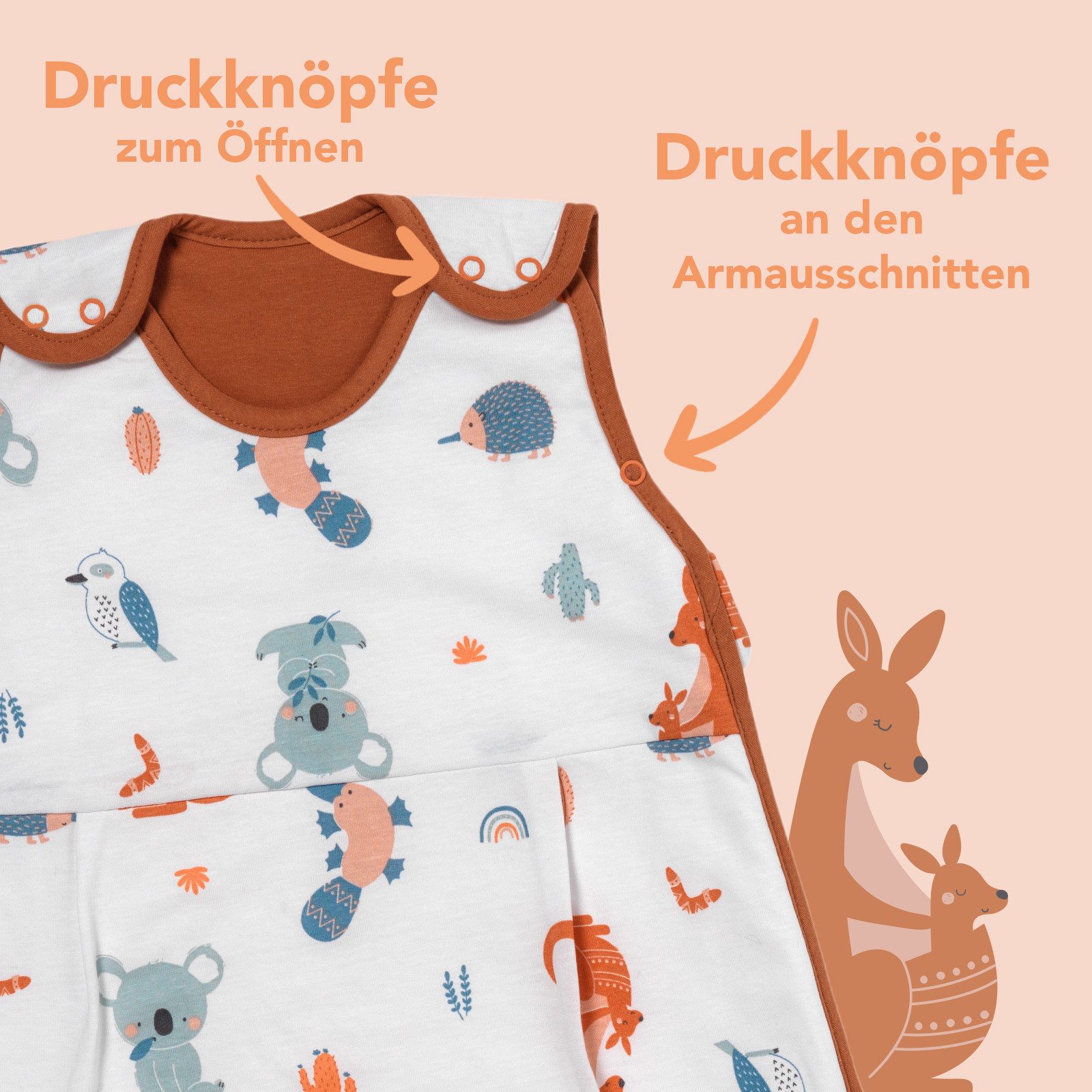 Schlummersack Kinderschlafsack Babyschlafsack, 1.0 Tog OEKO-TEX günstig online kaufen