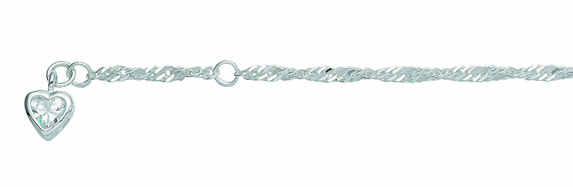 Adelia´s Fußkette Damen Silberschmuck, 25 cm günstig online kaufen