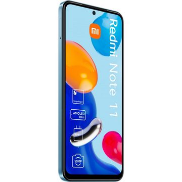 Xiaomi Redmi Note 11 128 GB / 4 GB - Smartphone - star blue Smartphone (6,4 Zoll, 128 GB Speicherplatz)