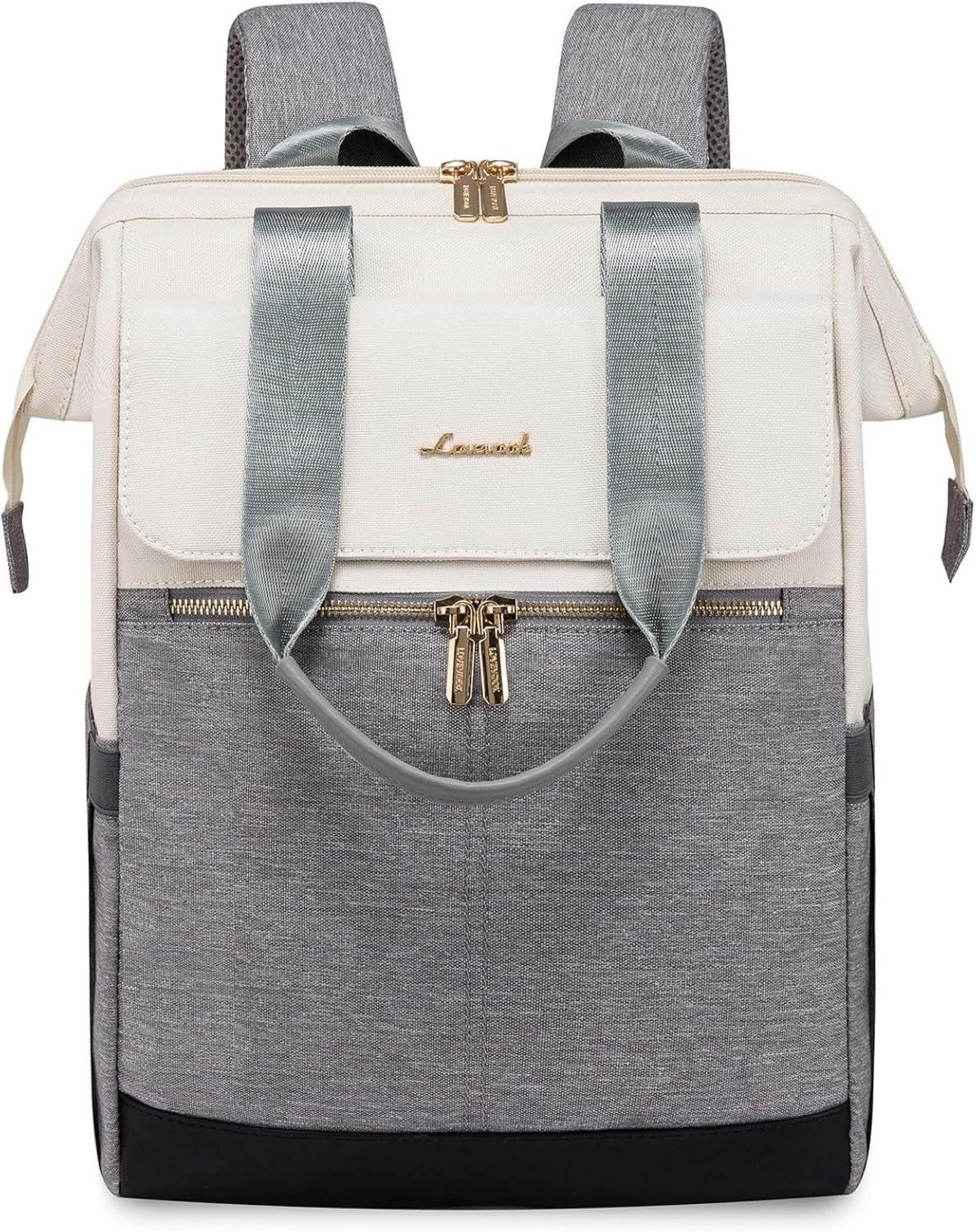 Tagesrucksack Rucksack Damen klein 2 in 1 Handtasche Laptop Schulrucksack