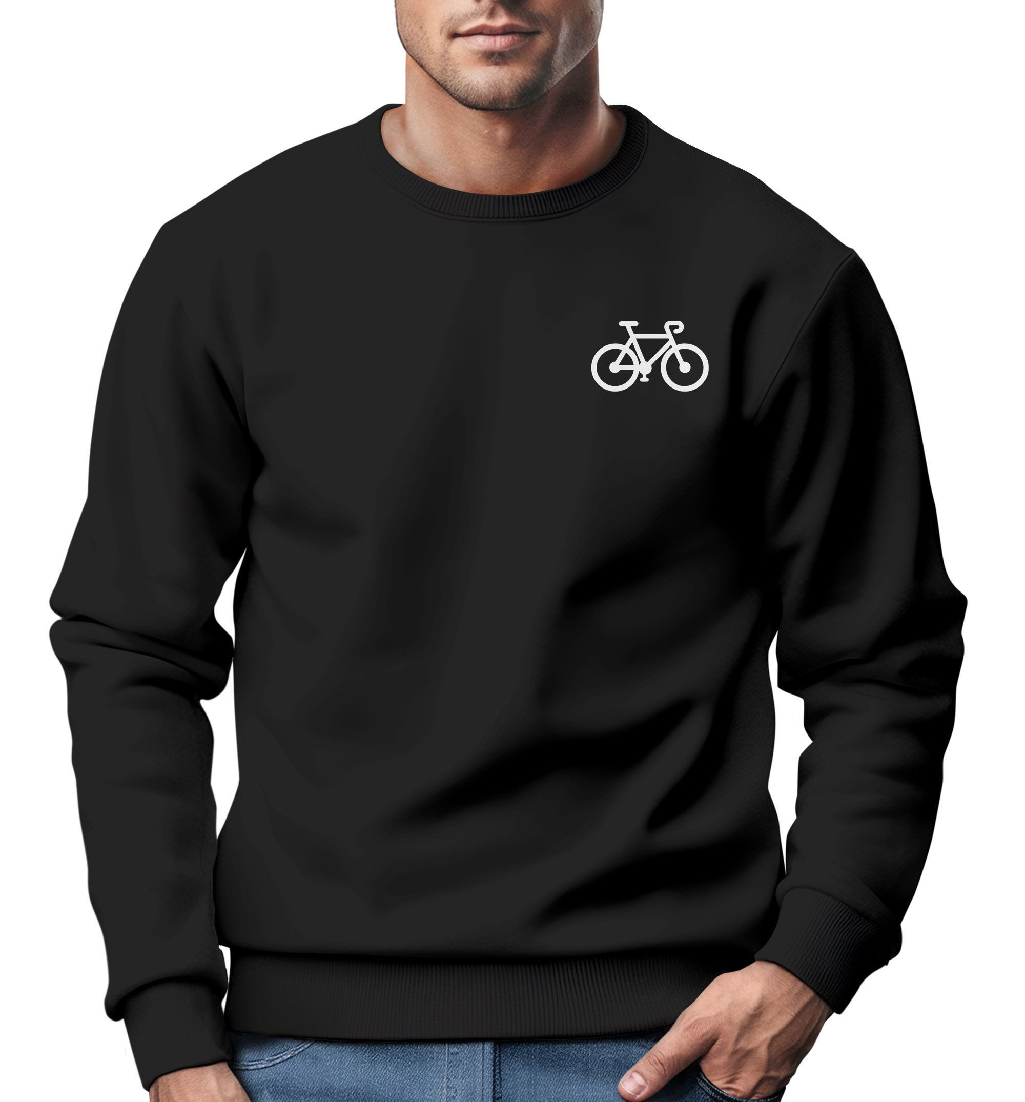 Neverless Sweatshirt Sweatshirt Herren Fahrrad Bike günstig online kaufen