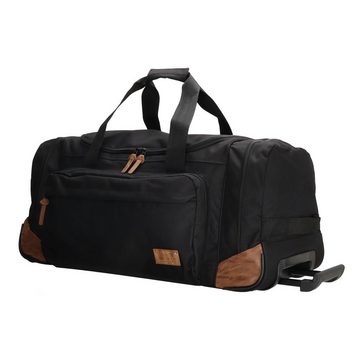 HTI-Living Reisetasche Reisetasche mit Rollen Schwarz (Stück, 1-tlg), Reisetrolley