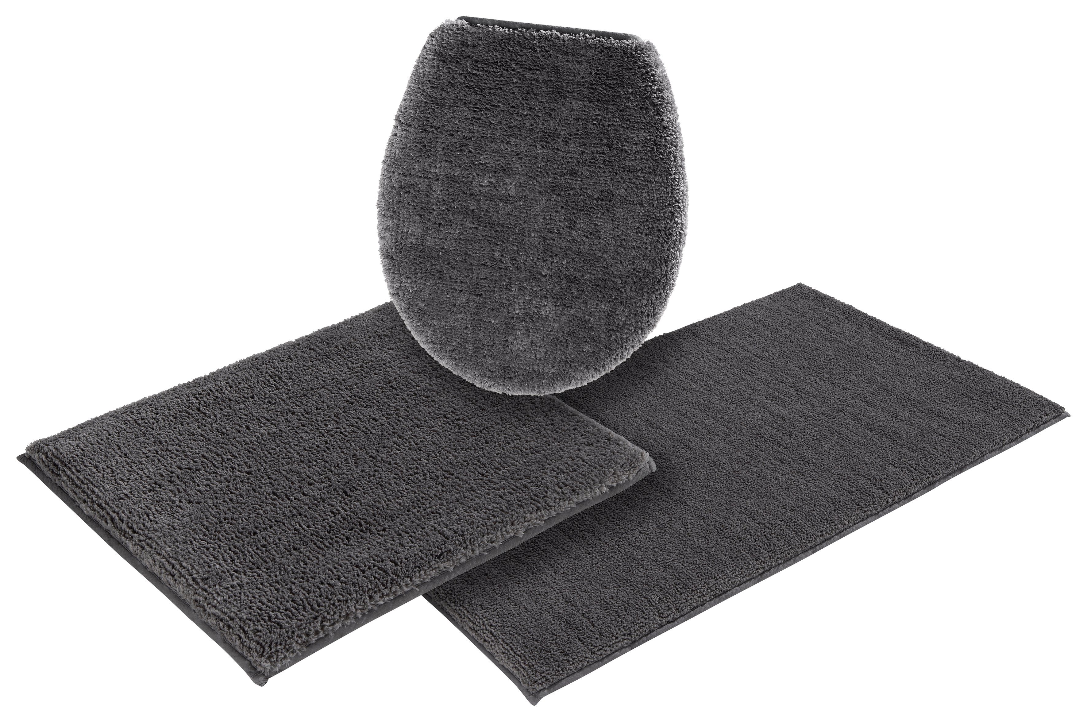 my home Badematte Vanessa, Badvorleger, Badezimmer Teppich, Höhe 10 mm, rut günstig online kaufen