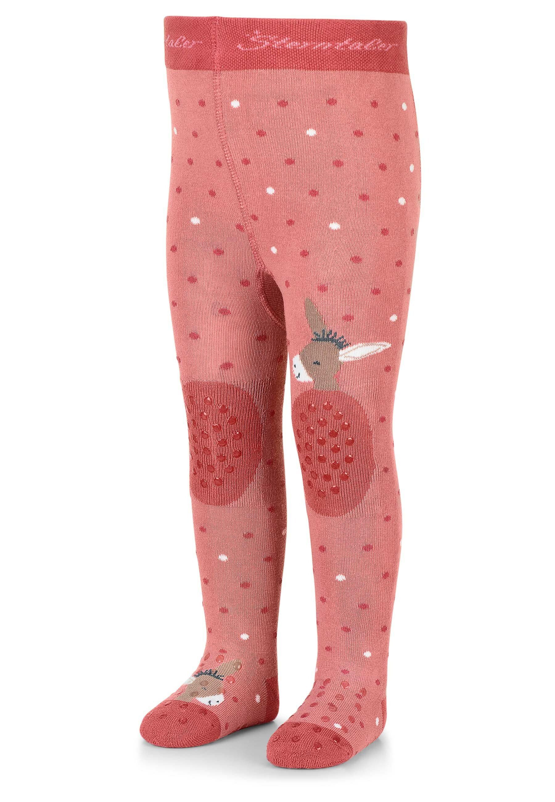 Collants D’éveil Bébé Dinosaures – Picots ABS Aux Genoux Et Semelle, Intérieur éponge, Bleu, Taille 74, Pour Garçon