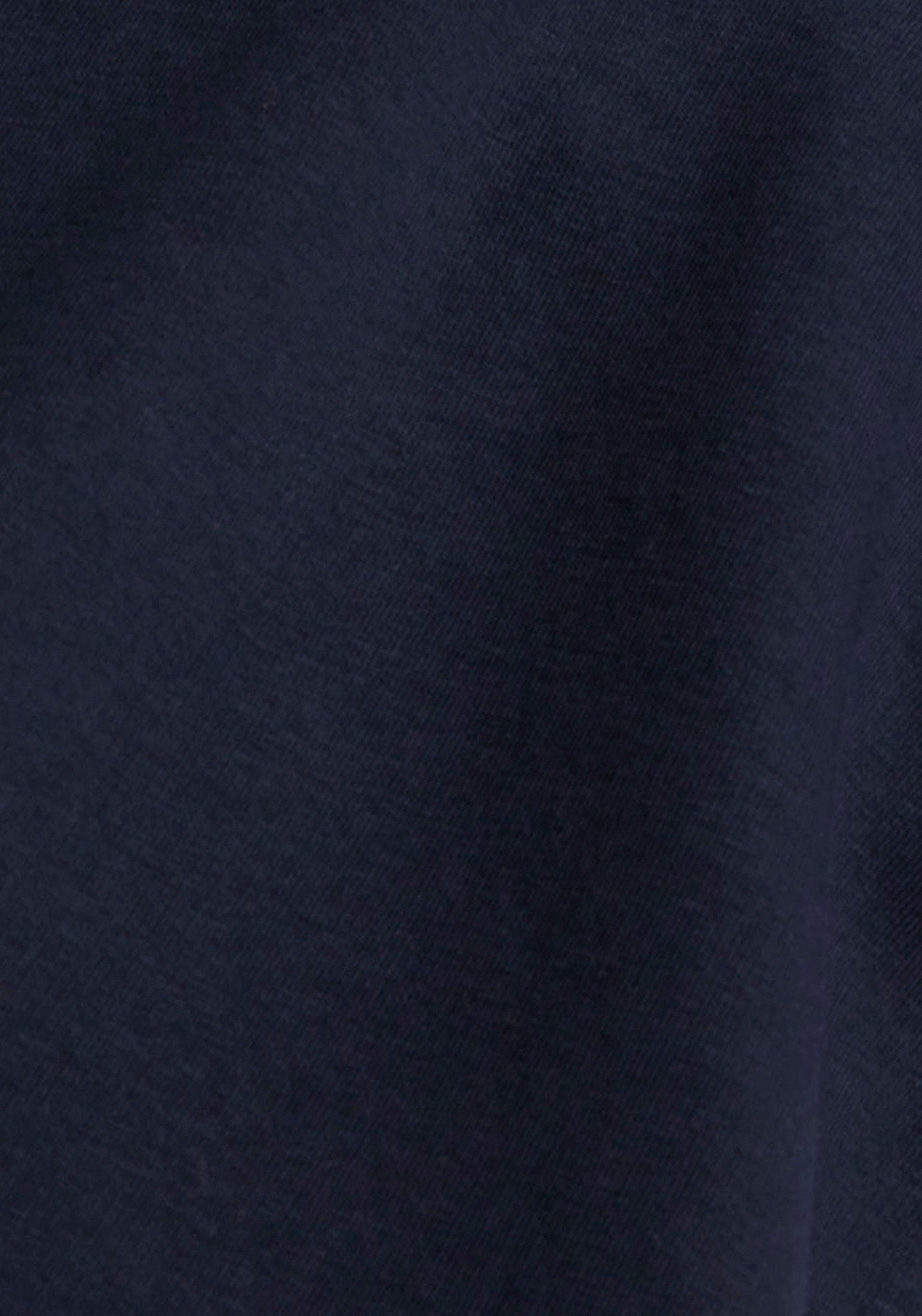 blau Logoschriftzug Esprit Sweatshirt mit