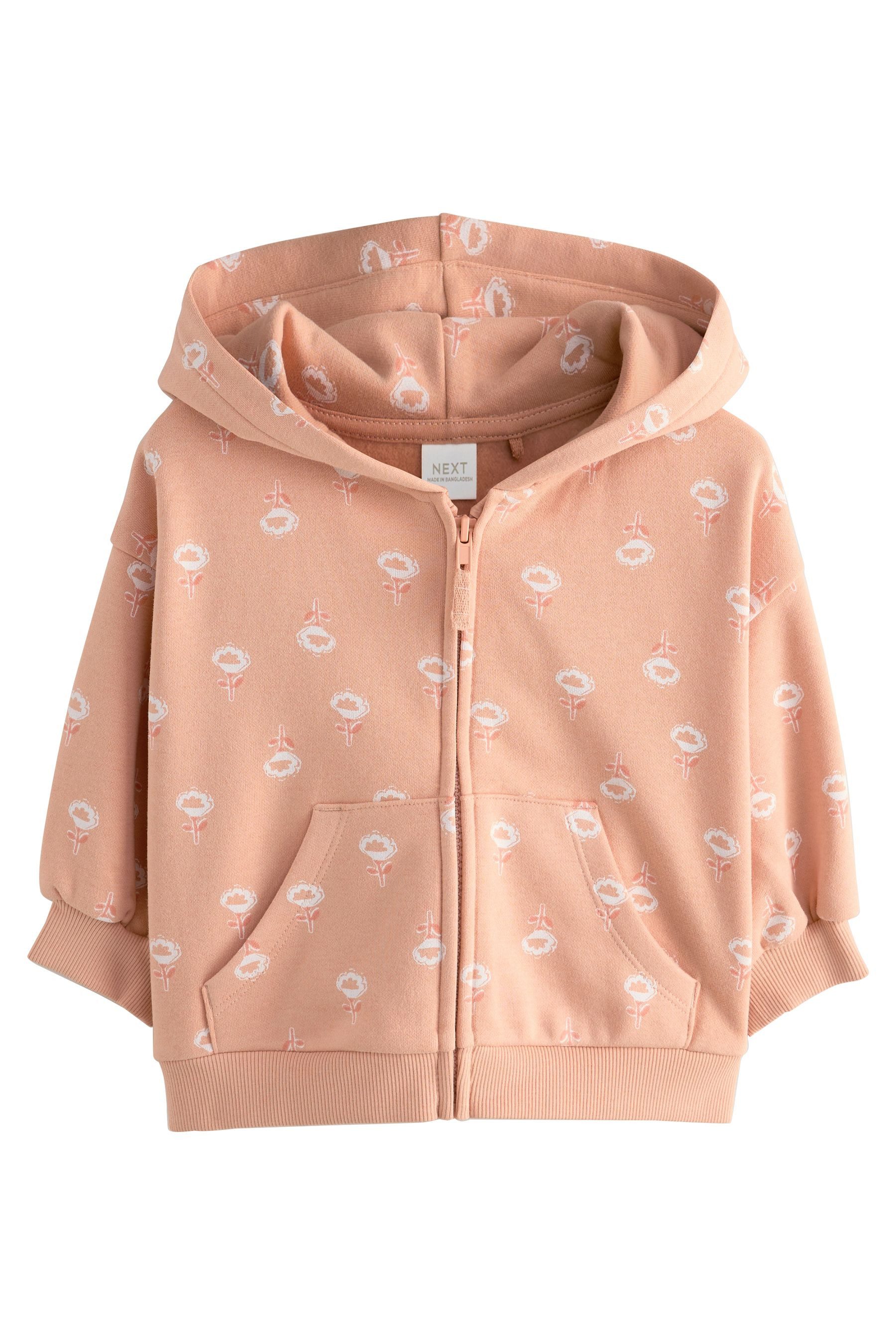 Next Kapuzenpullover Jacke mit durchgängigem Reißverschluss günstig online kaufen