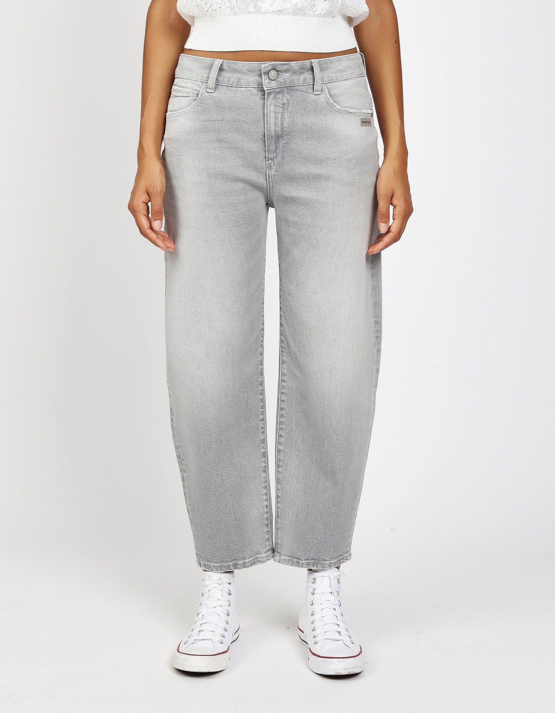 GANG Weite Jeans 94IDA - Damen Baggy Jeans - Barrel Fit - O Shape Denim - v günstig online kaufen