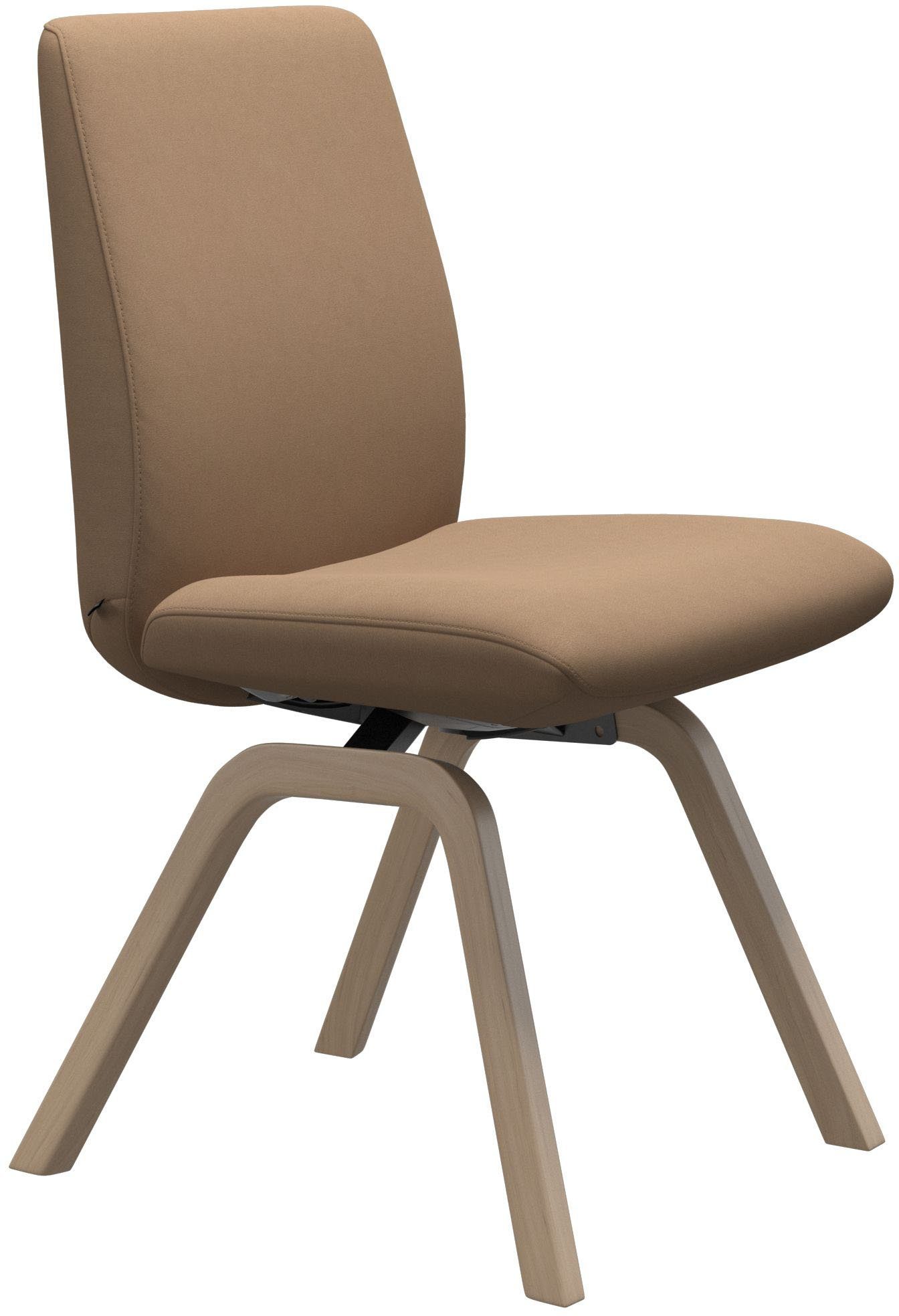 Stressless® Polsterstuhl Laurel, Low Back, Größe L, mit schräggestellten Beinen in Eiche natur