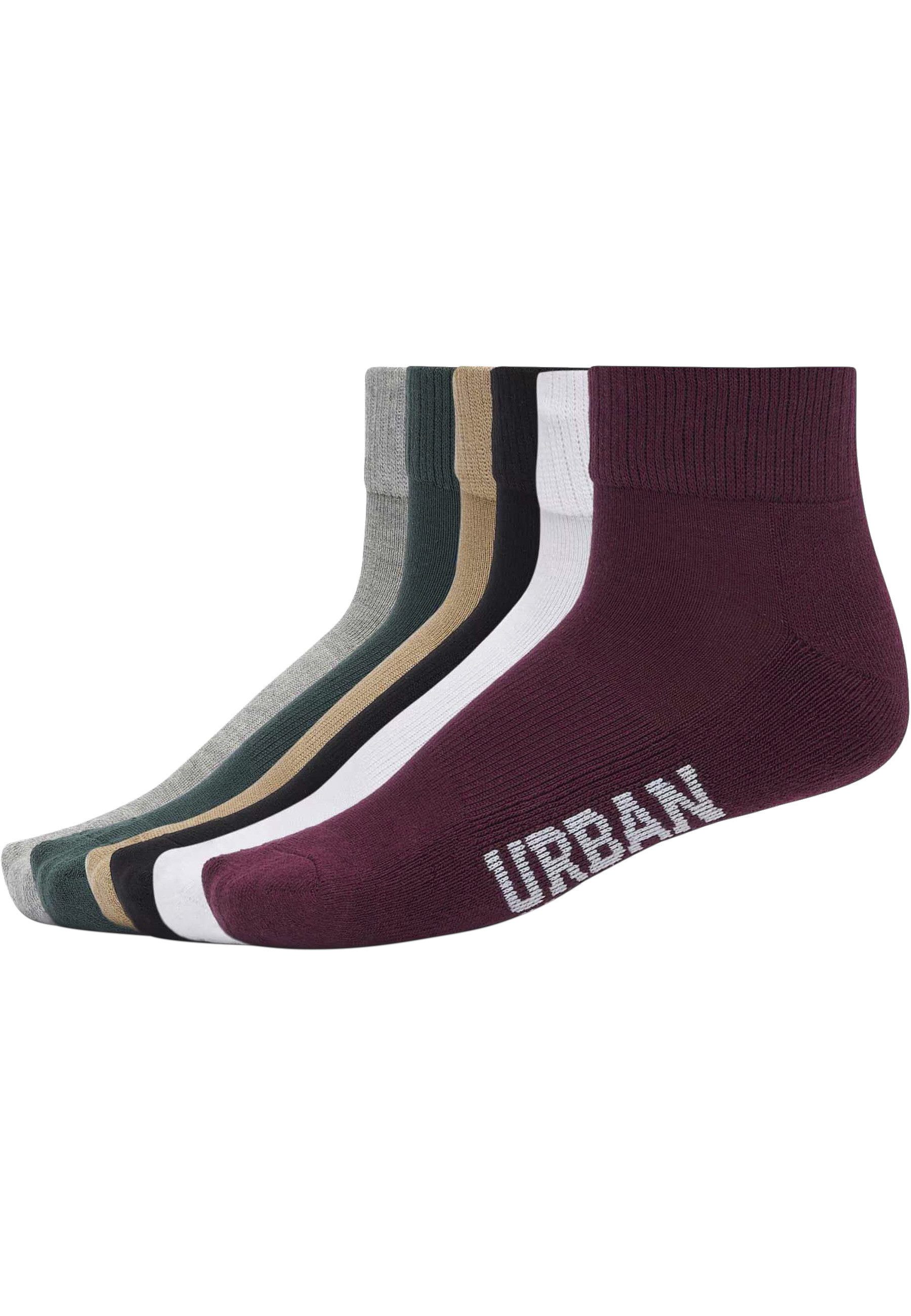 Basicsocken Urban Classics Unisex High Sneaker Socks 6-Pack