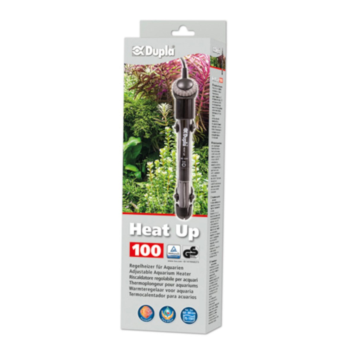 Dupla Regelheizer Heat Up 100 Watt - Regelheizer für Aquarien, für Süß- als auch Meerwasseraquarien sowie Aquaterrarien geeignet