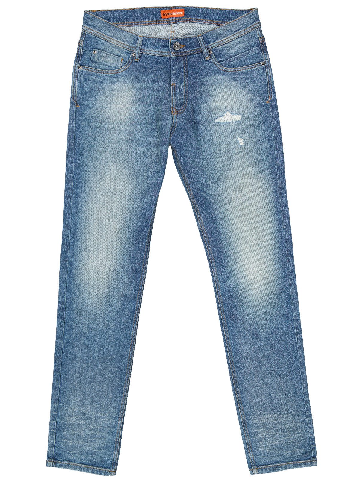 emilio adani Stretch-Jeans Herren Jeans, Marineblau