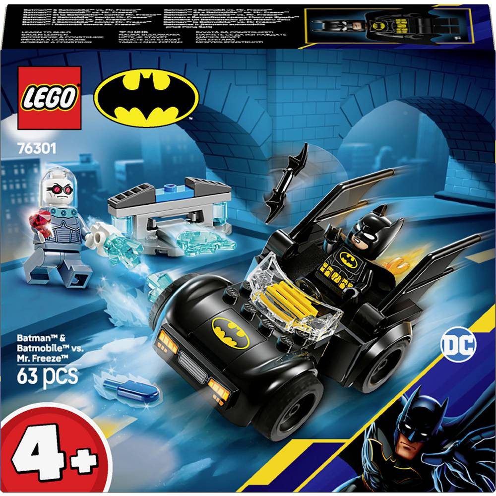 LEGO® DC COMICS SUPER HEROES Batman™ & Batmobil™ vs. Mr. Freeze™ 76301 Konstruktionsspielsteine