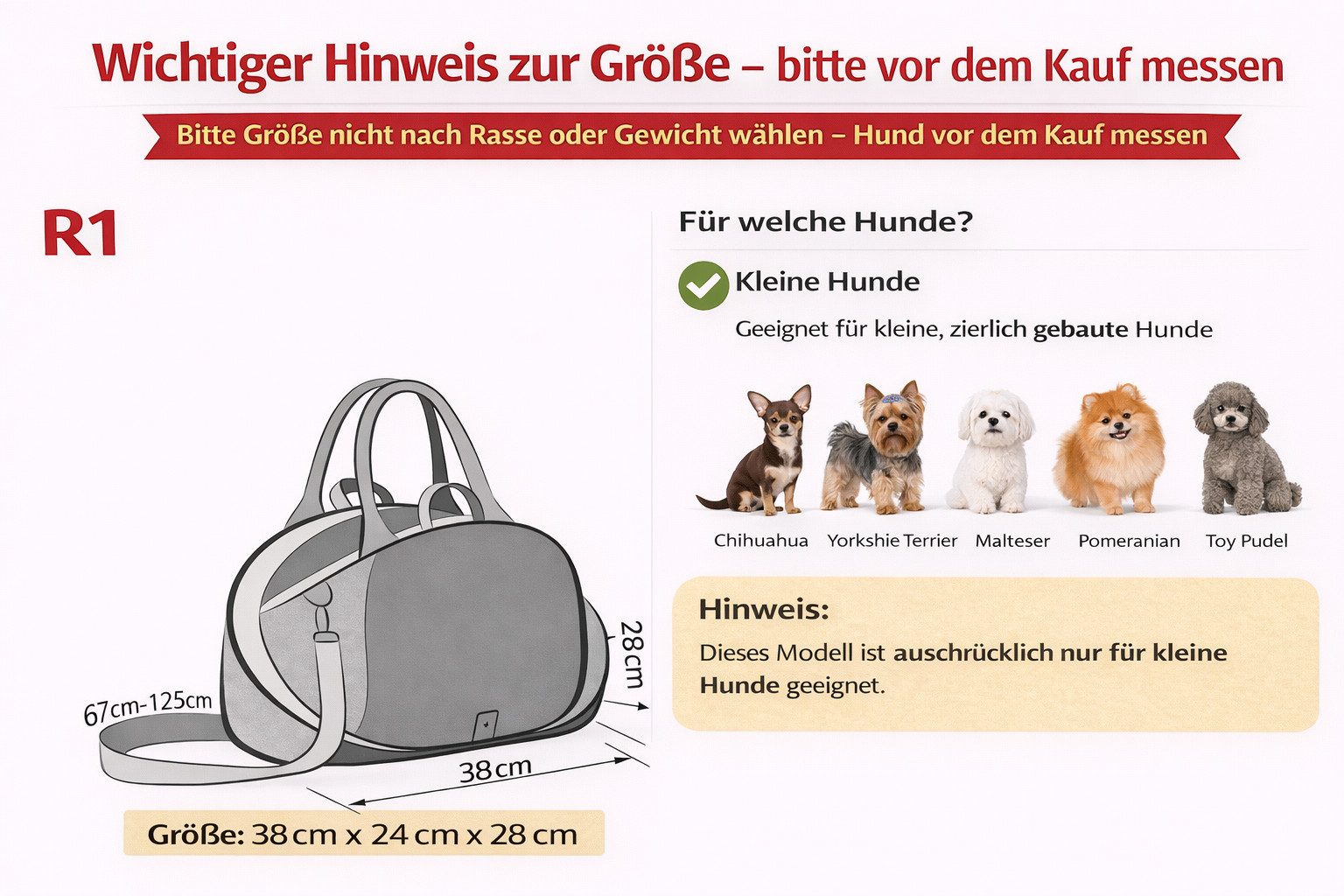 Hobbydog Tiertransportbox Transporttasche Hundetragetasche Katzentasche Hundetransport