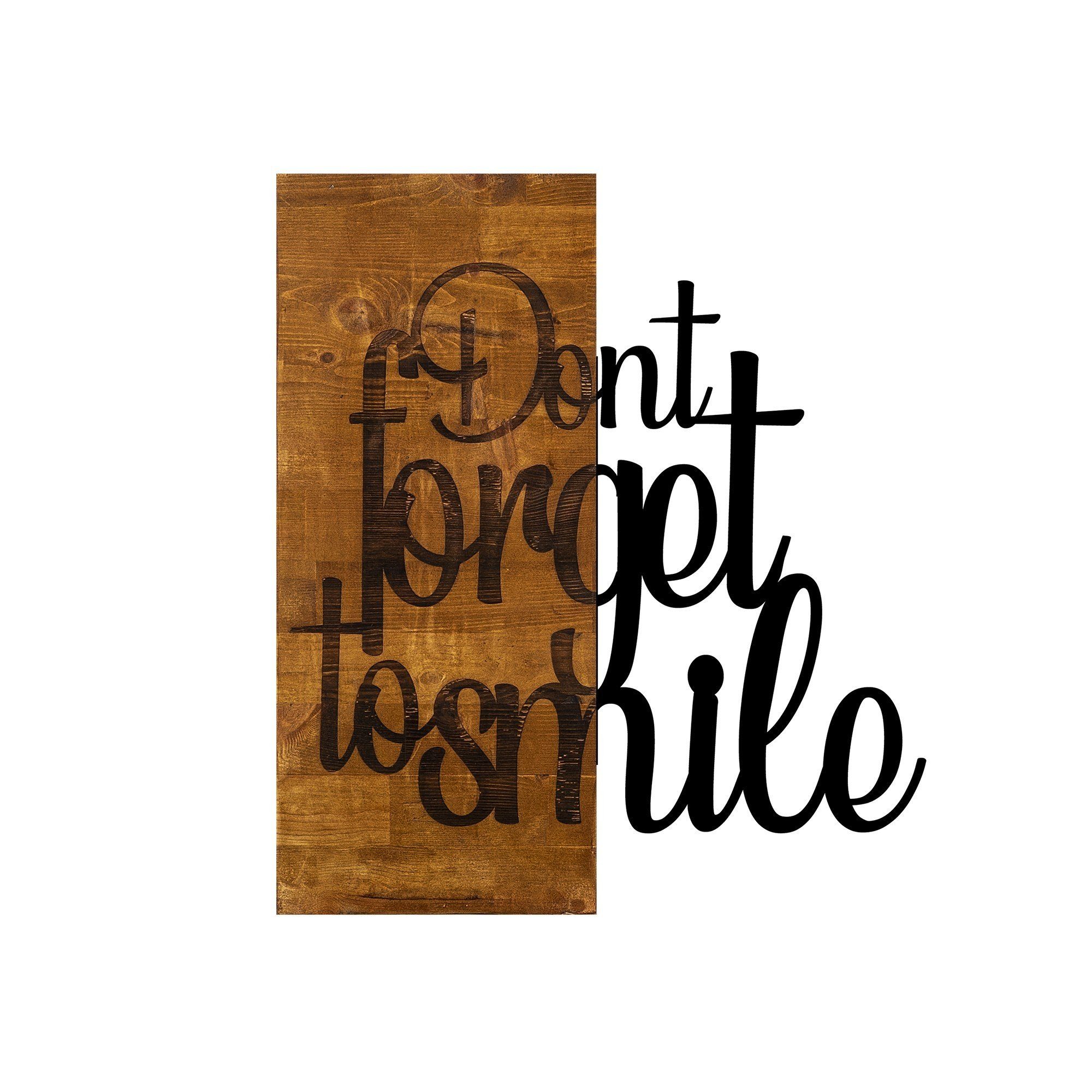 Wallity Wanddekoobjekt 50% WOOD (Thickness: 3 cm) / 50% METAL, 47 x 58 cm L günstig online kaufen