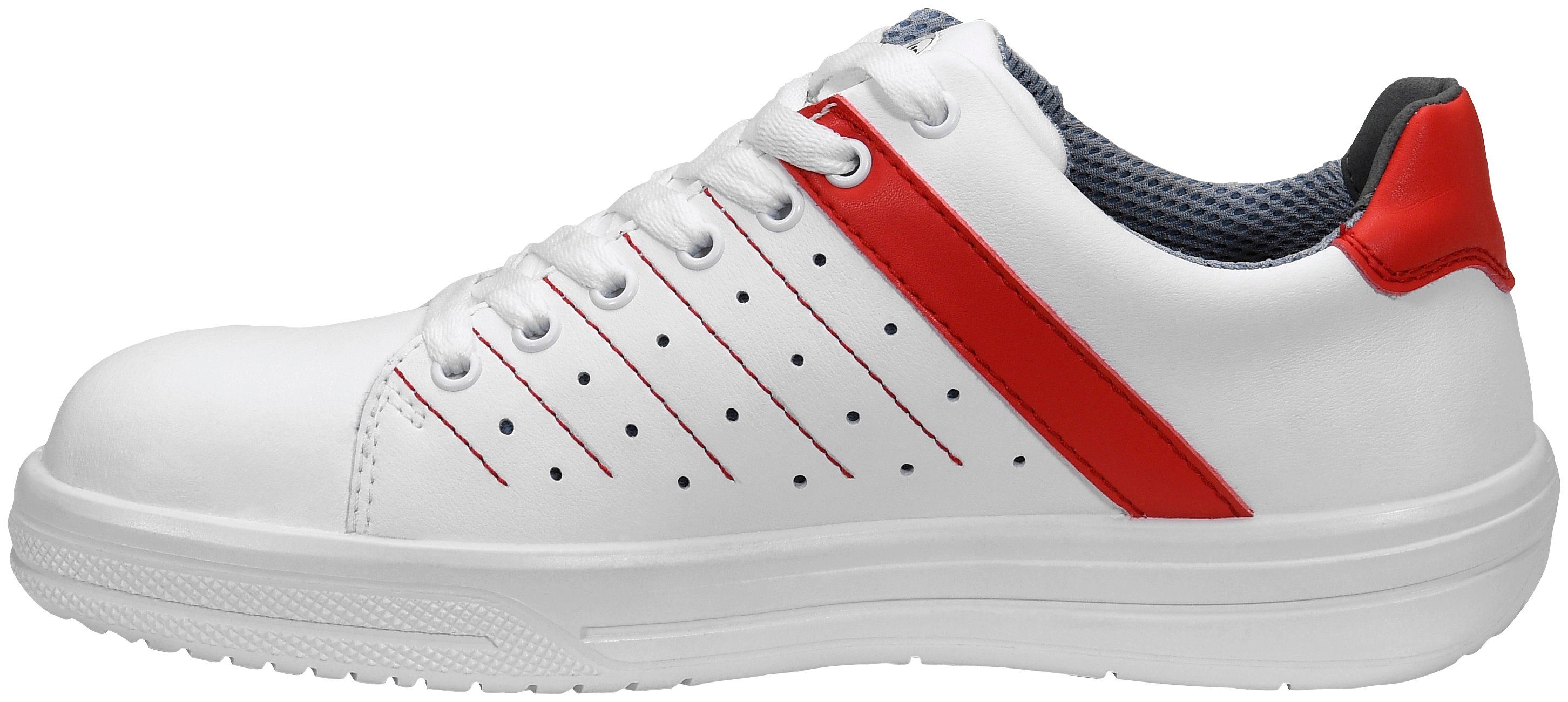 Elten NORRIS white-red Berufsschuh Low ESD O1