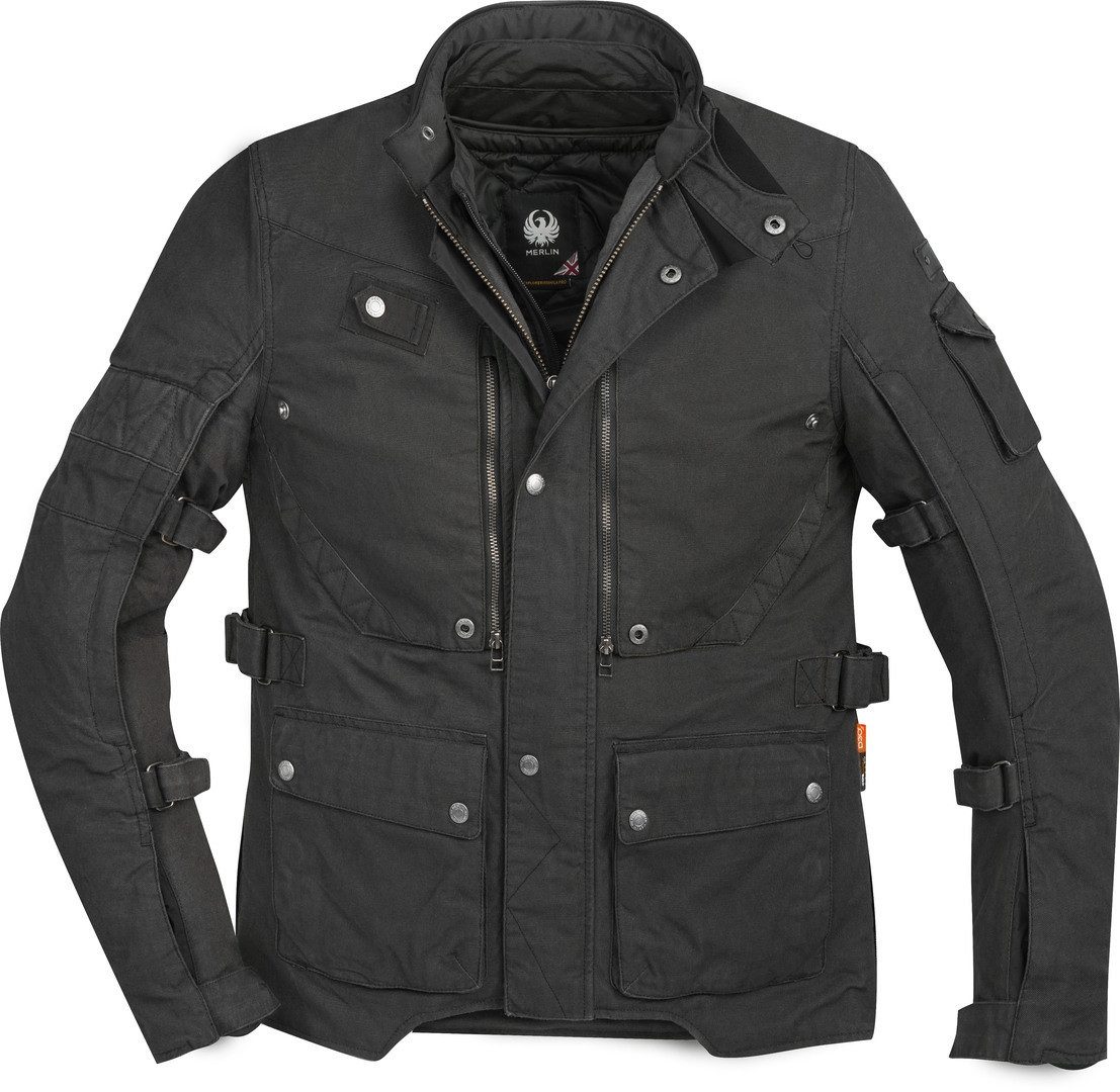 Merlin Motorradjacke Mahala Pro D3O Explorer Motorrad Textiljacke Rückenprotektor enthalten,herausnehmbares Innenfutter,wasserdicht