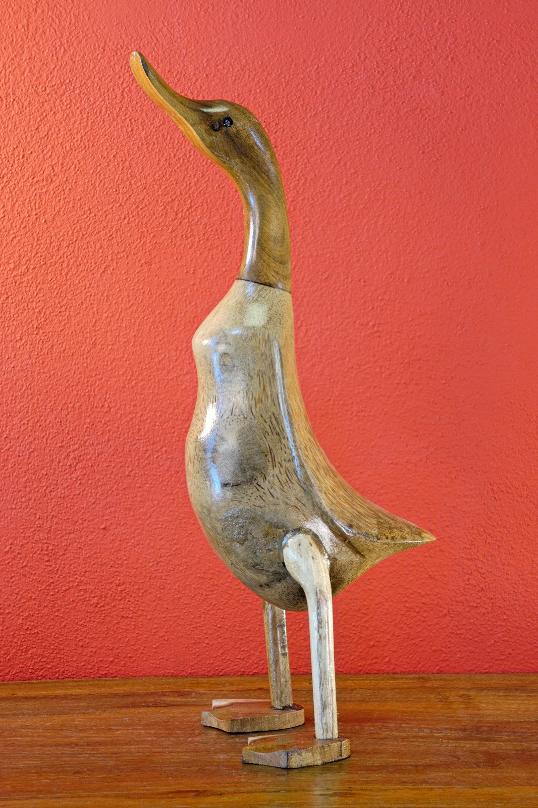 Kinaree Dekofigur Deko Holz Ente Bambus, jeden Anlass, Naturprodukt, Handgefertigt, Unikate, Geschenkideen