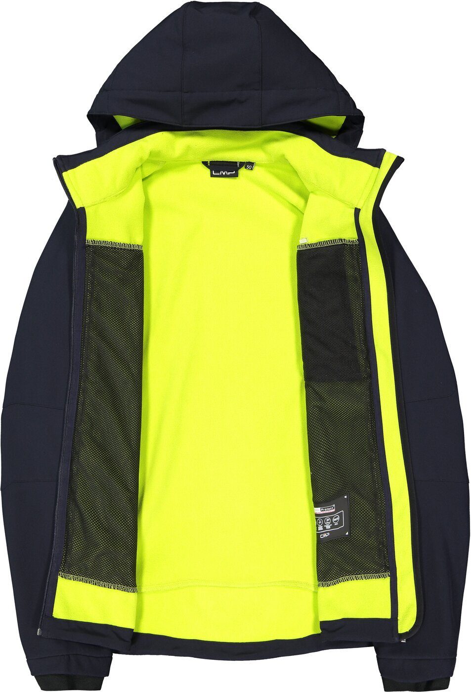 CMP Laufhose MAN ZIP HOOD JACKET B.BLUE-ACIDO