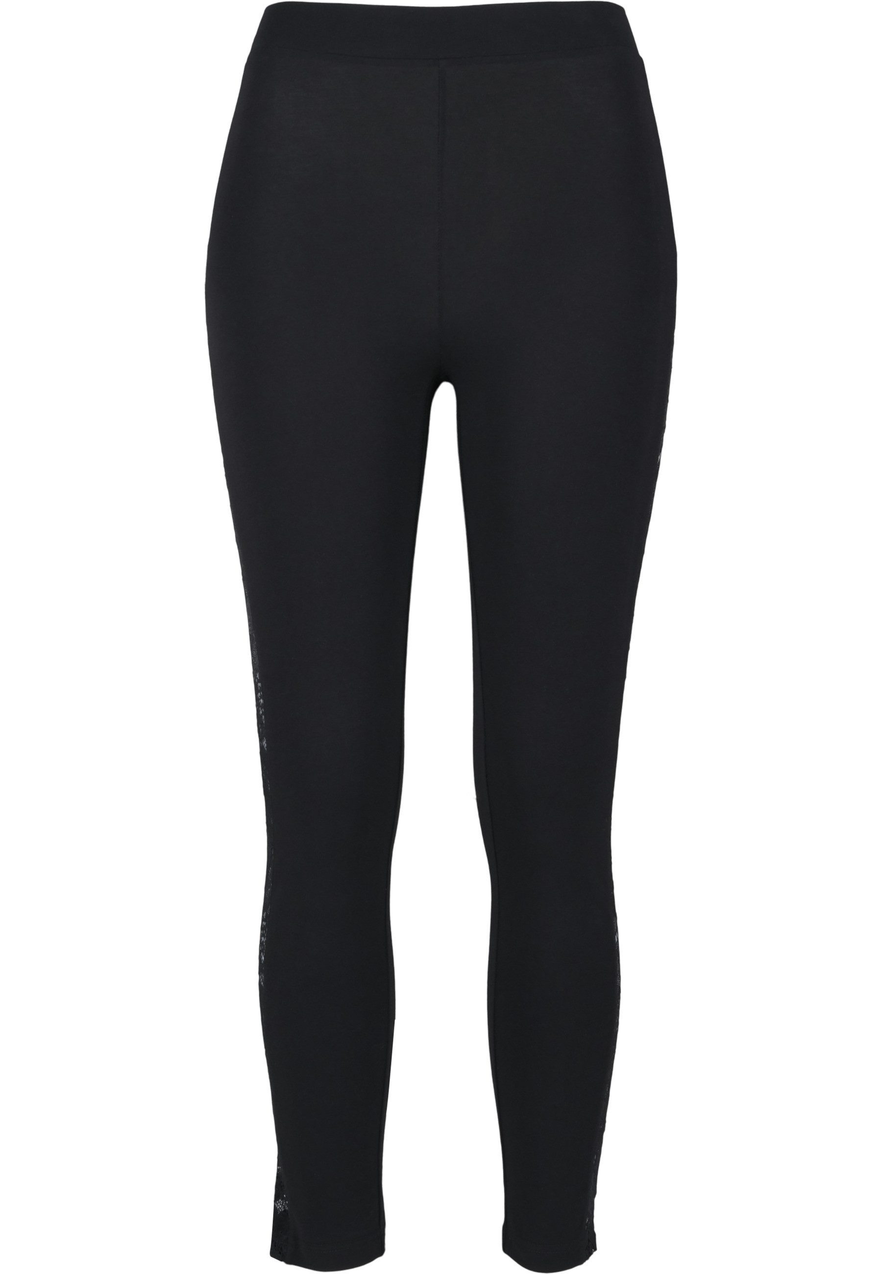 URBAN CLASSICS Leggings Urban Classics Damen Ladies Lace Striped Leggings (1-tlg)